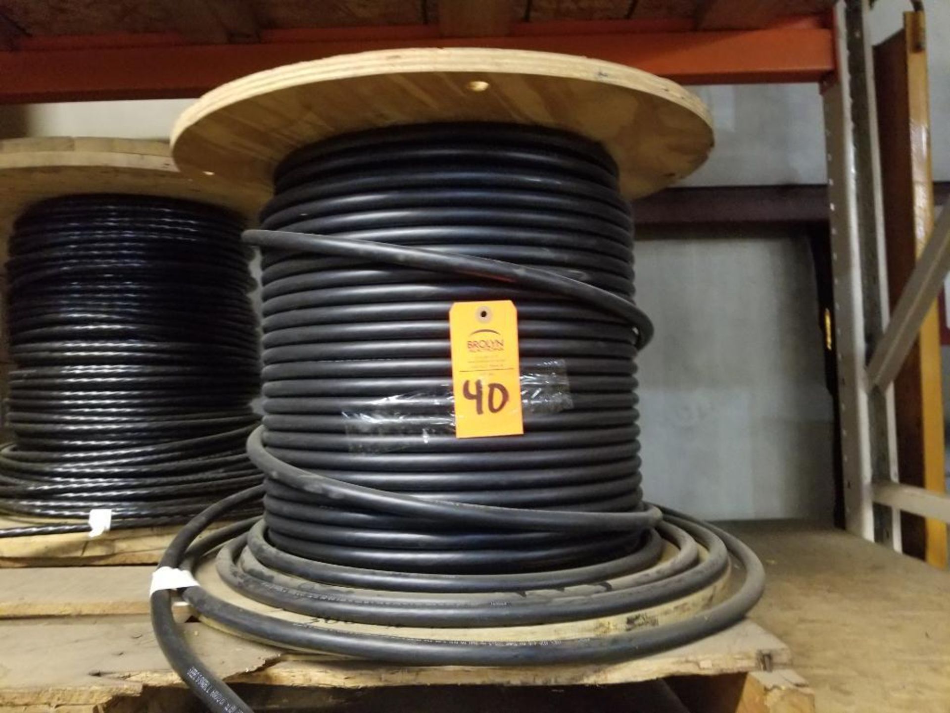 Spool of Southwire. 4/0-19 copper wire.