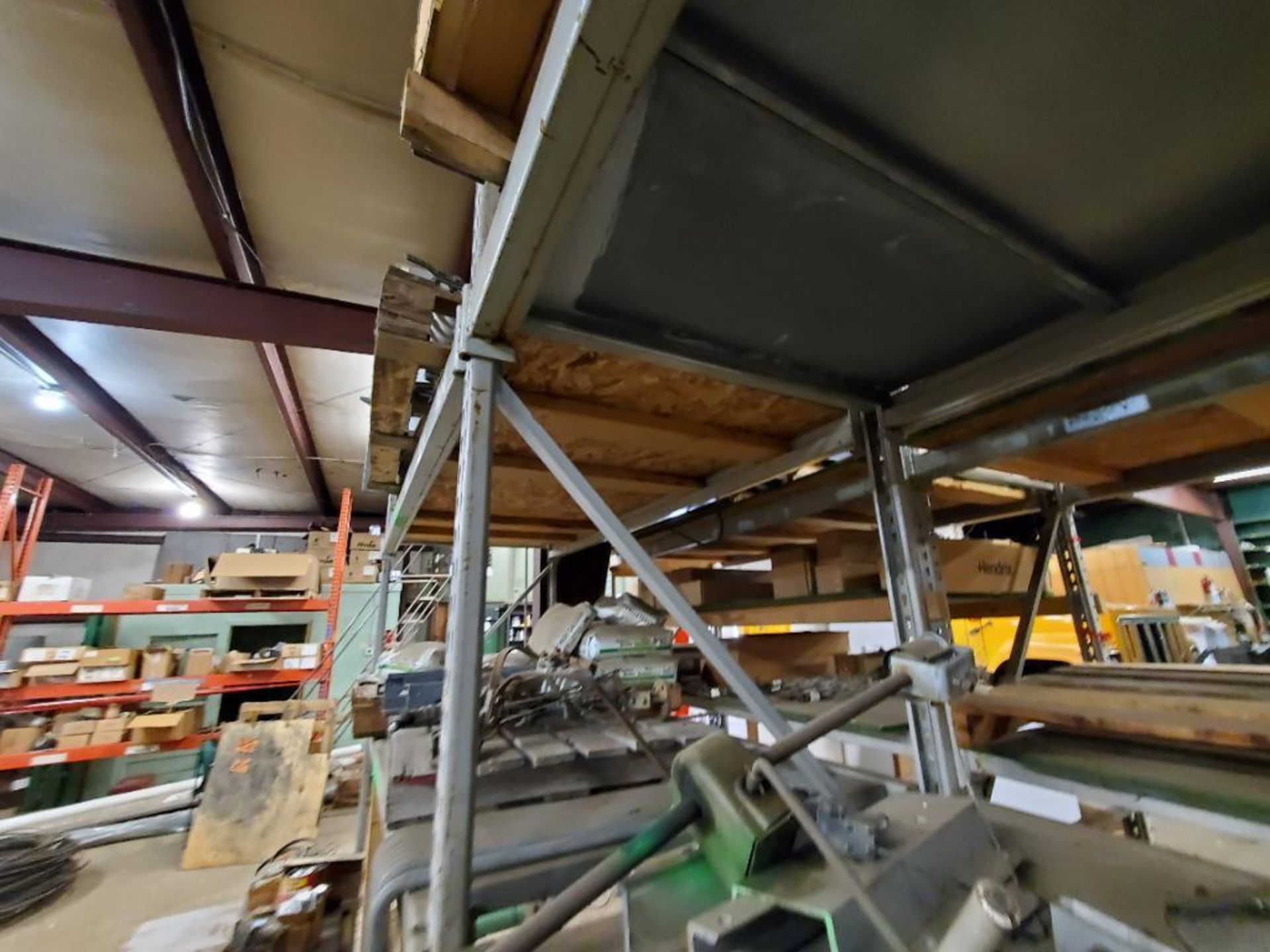 3 sections of pallet racking. Approx 152in tall x 42in deep. Contents not included. - Image 9 of 9