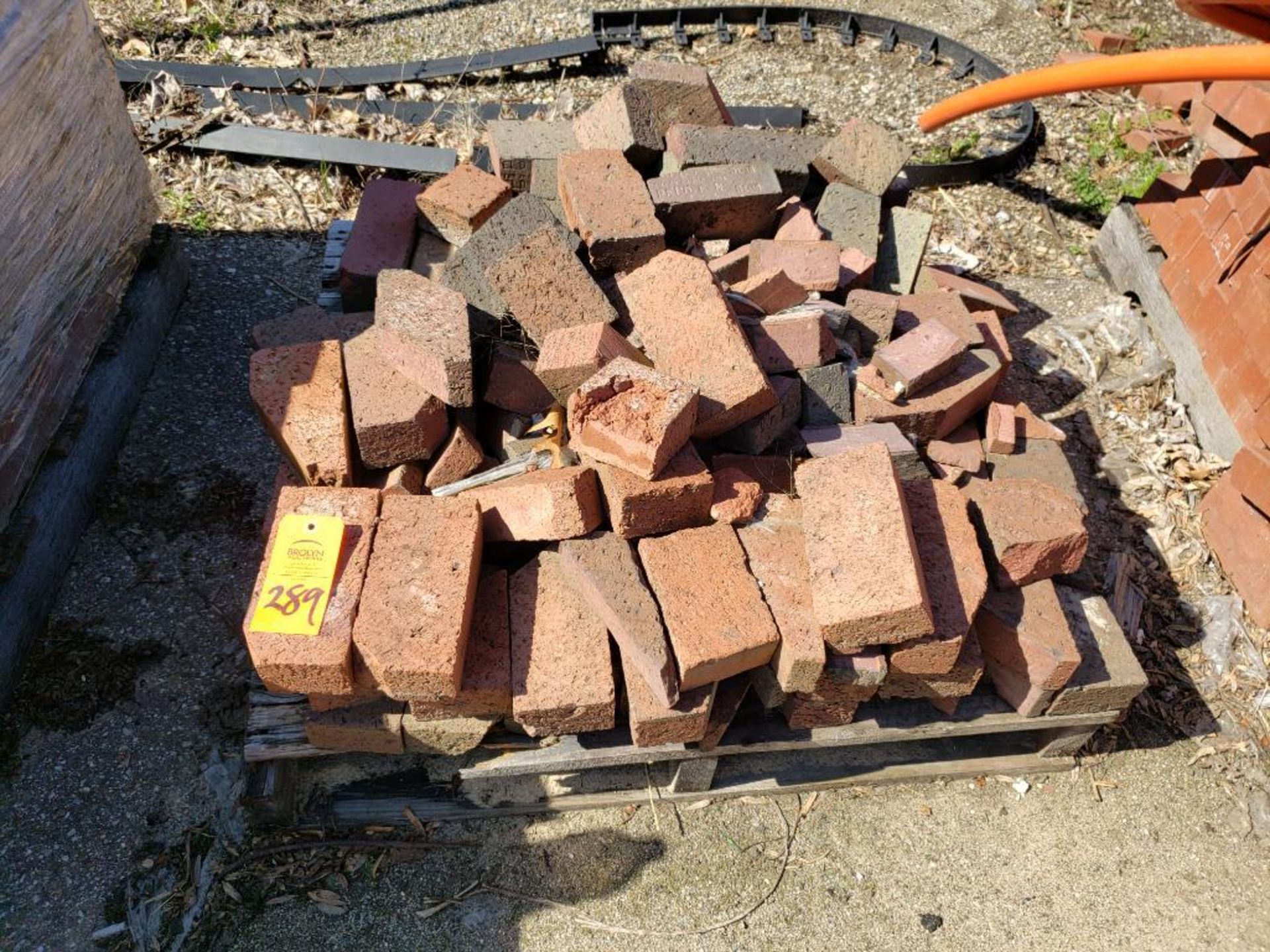 Pallet of red bricks. - Image 3 of 3