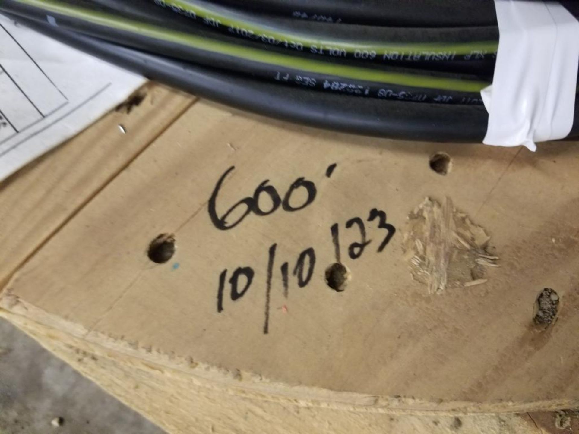 Spool of Southwire. Awg 1/0 AL, type use-2 60 MILS. 600v. - Image 2 of 8