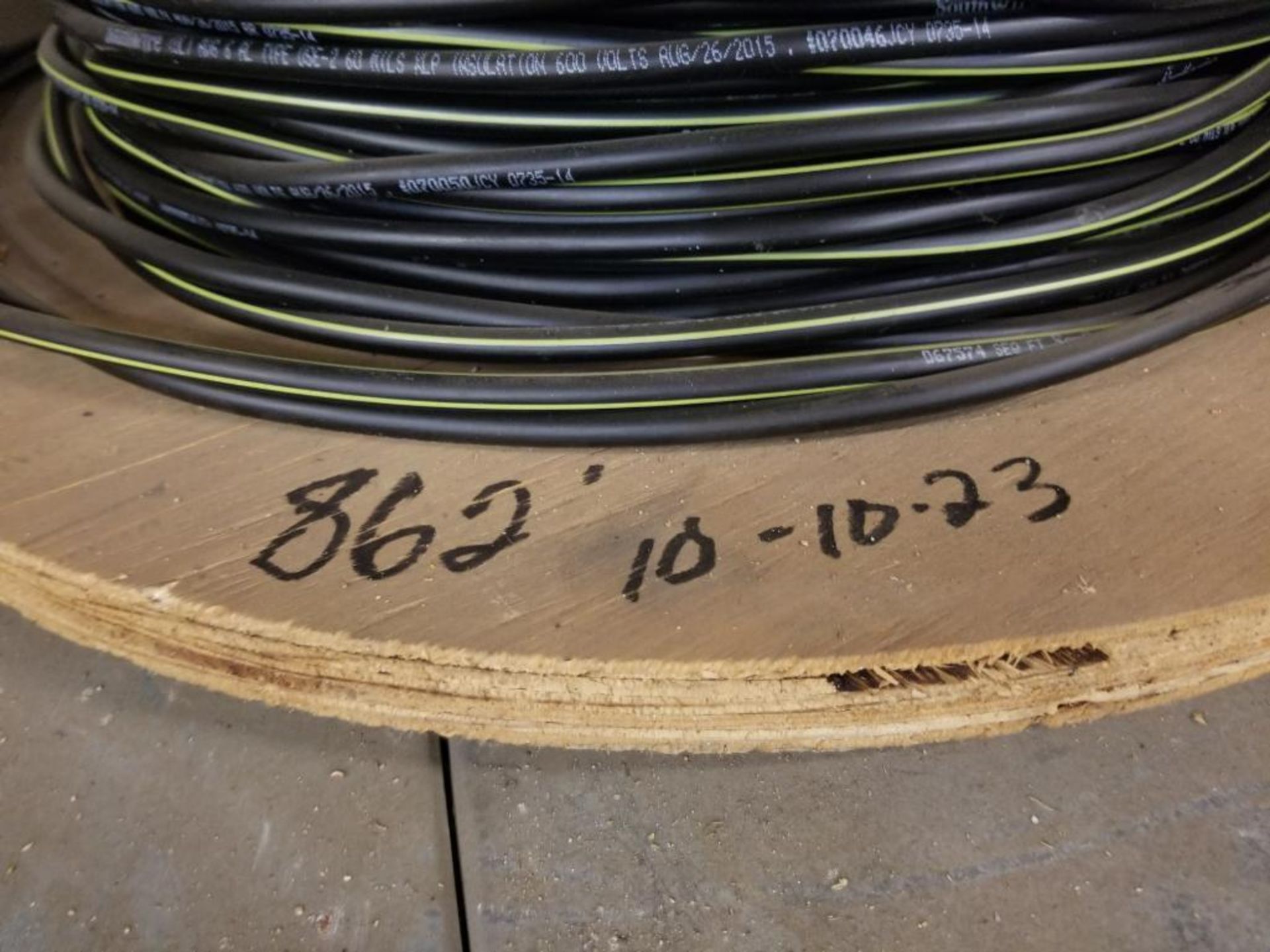 Spool of Southwire. Awg 6 AL, type use-2 60 MILS. 600v. - Image 5 of 12