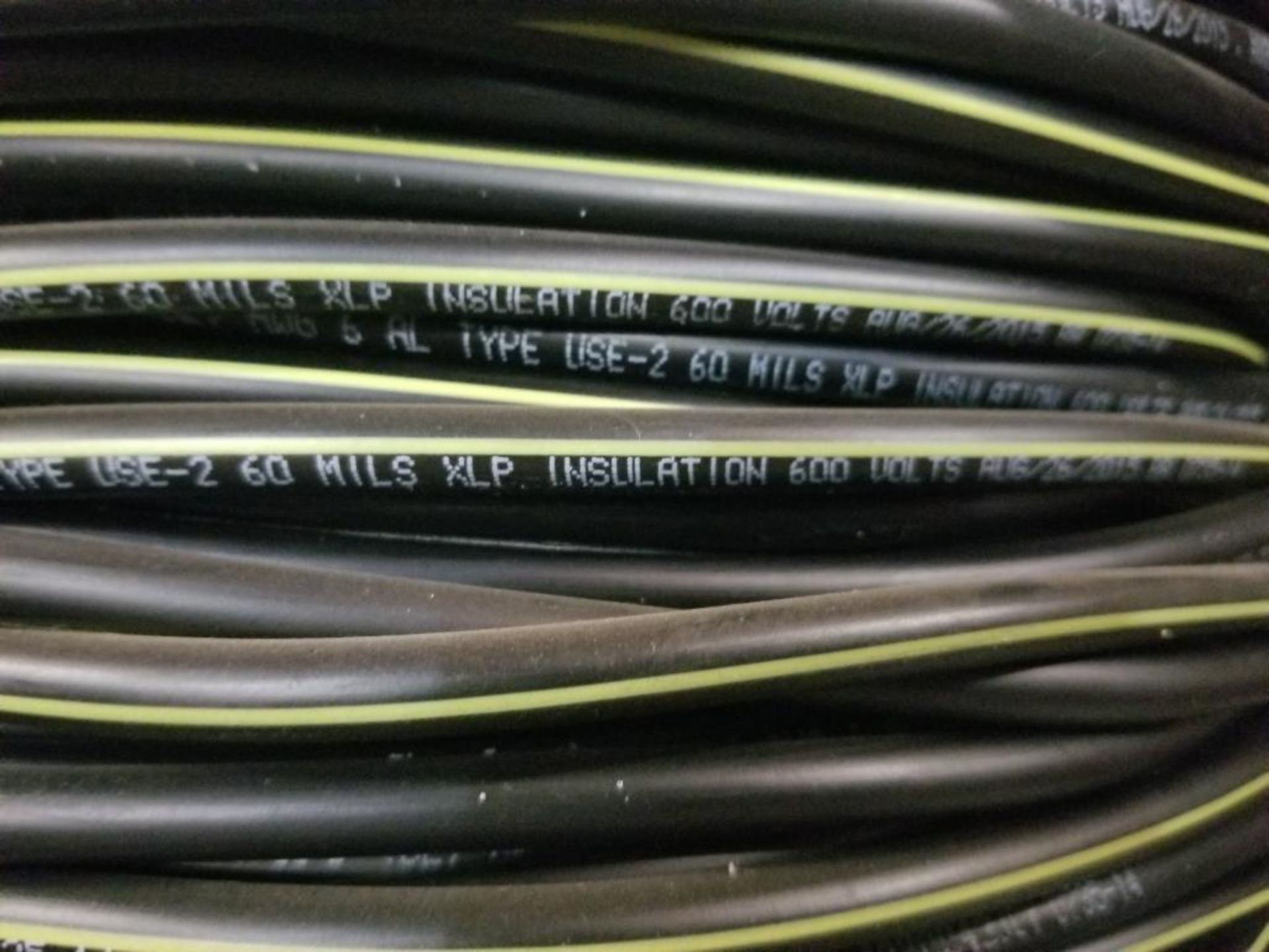 Spool of Southwire. Awg 6 AL, type use-2 60 MILS. 600v. - Image 3 of 12