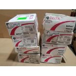 Qty 8 - Delta Faucet 1400 series shower trim kit. Part number T14480-LHP.