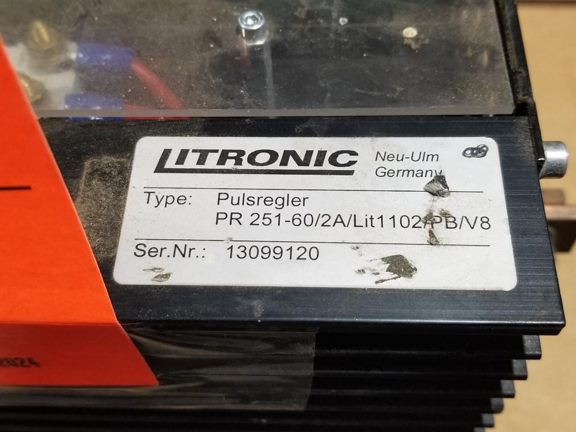 Litronic Pulsregler PR251-60/2A/Lit1102/PB/V8. - Image 2 of 6