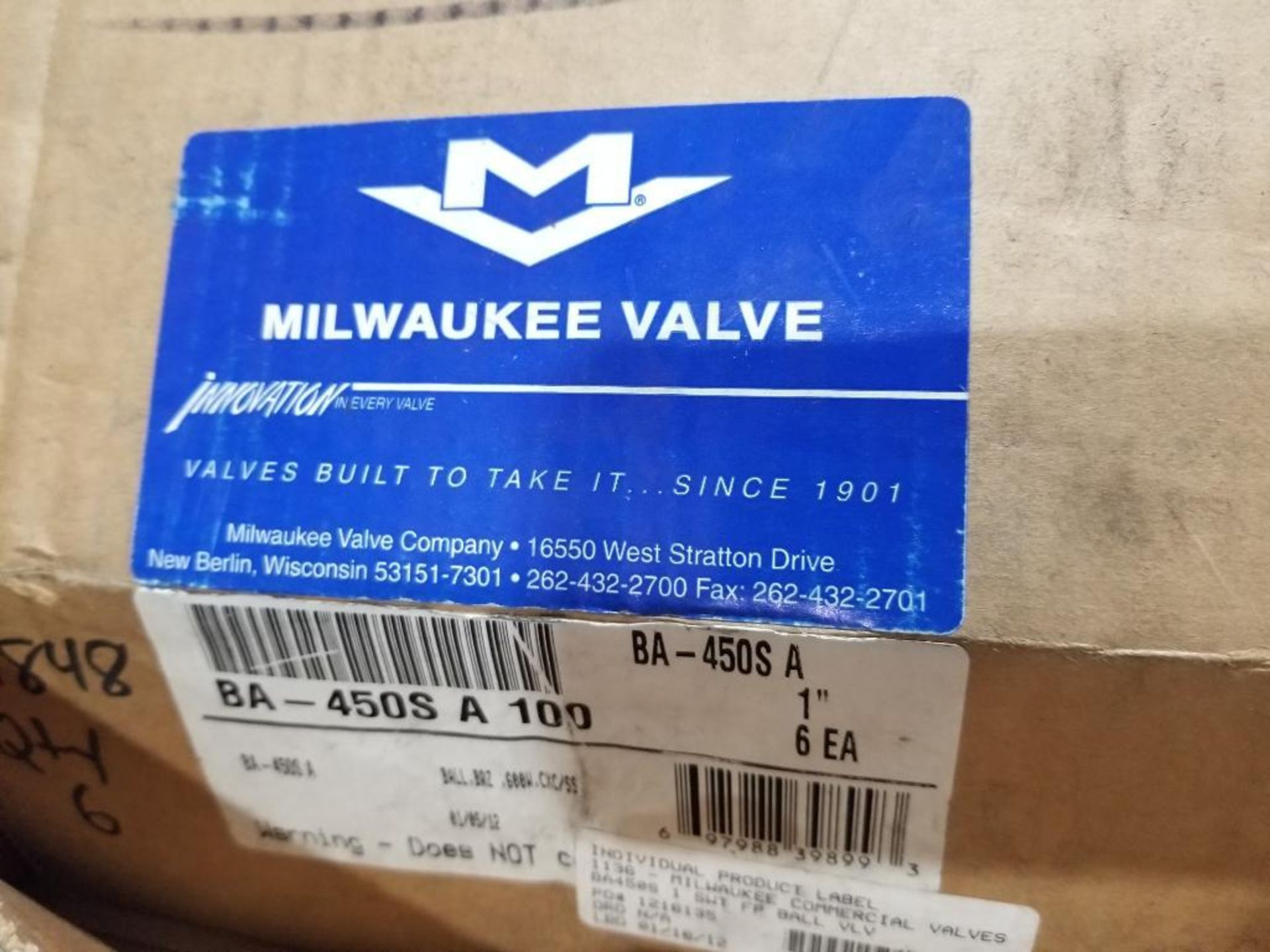 Assorted Milwaukee bronze ball valve. - Image 7 of 7
