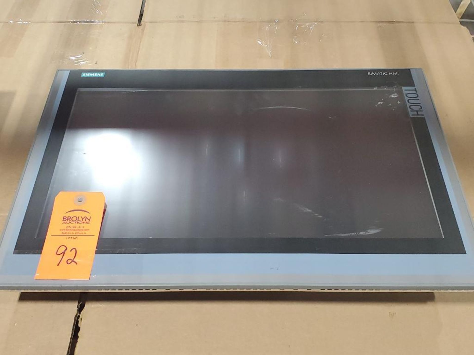 Siemens SIMATIC HMI IFP2200 flat touch panel screen 6AV7 863-4TA00-0AA0.