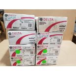 Qty 8 - Delta Faucet 1400 series shower trim kit. Part number T14480-LHP.