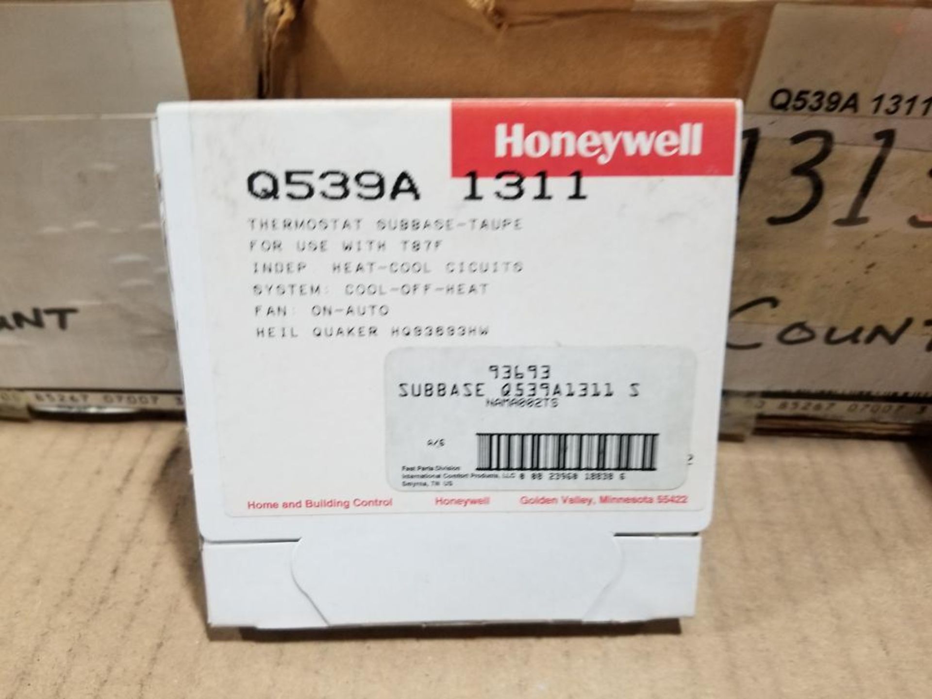 Qty 200 - Honeywell subbase. Part number Q539A-1311. - Image 2 of 3