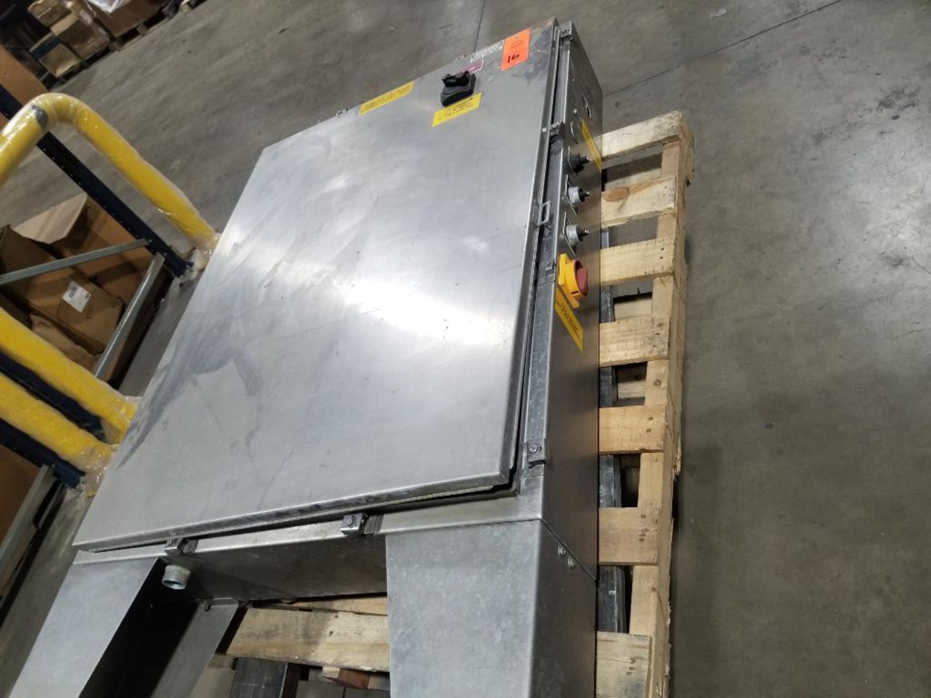 Hoffman Stainless steel machine control enclosure. A-48H3608SSLP. - Image 3 of 18