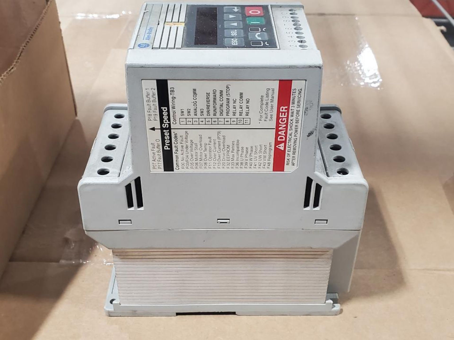 3HP Allen Bradley 160-BA06NPS1P1 PRESET SPD drive. - Image 6 of 6