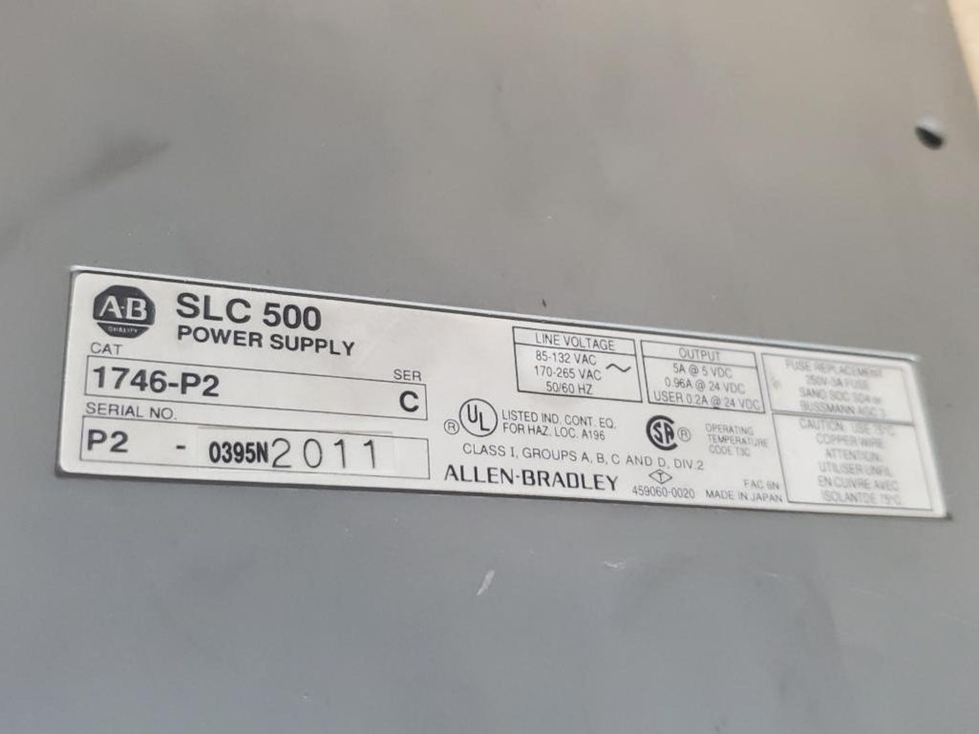 Assorted Allen Bradley SLC500 programmable controller rack. - Image 10 of 12