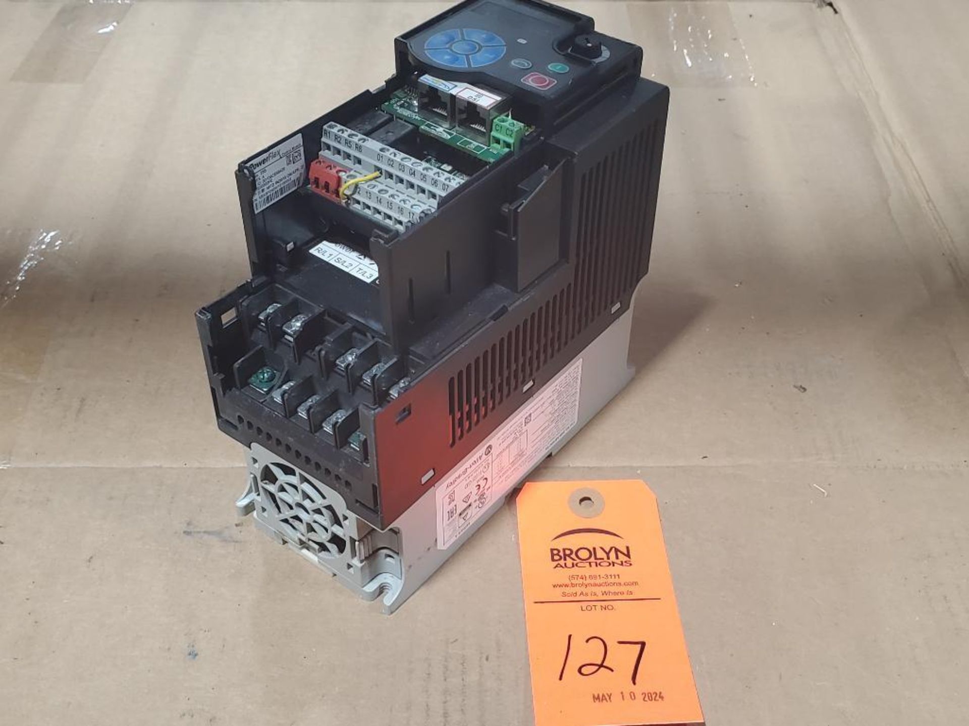 2HP Allen Bradley PowerFlex drive. 25B-A8P0N104.