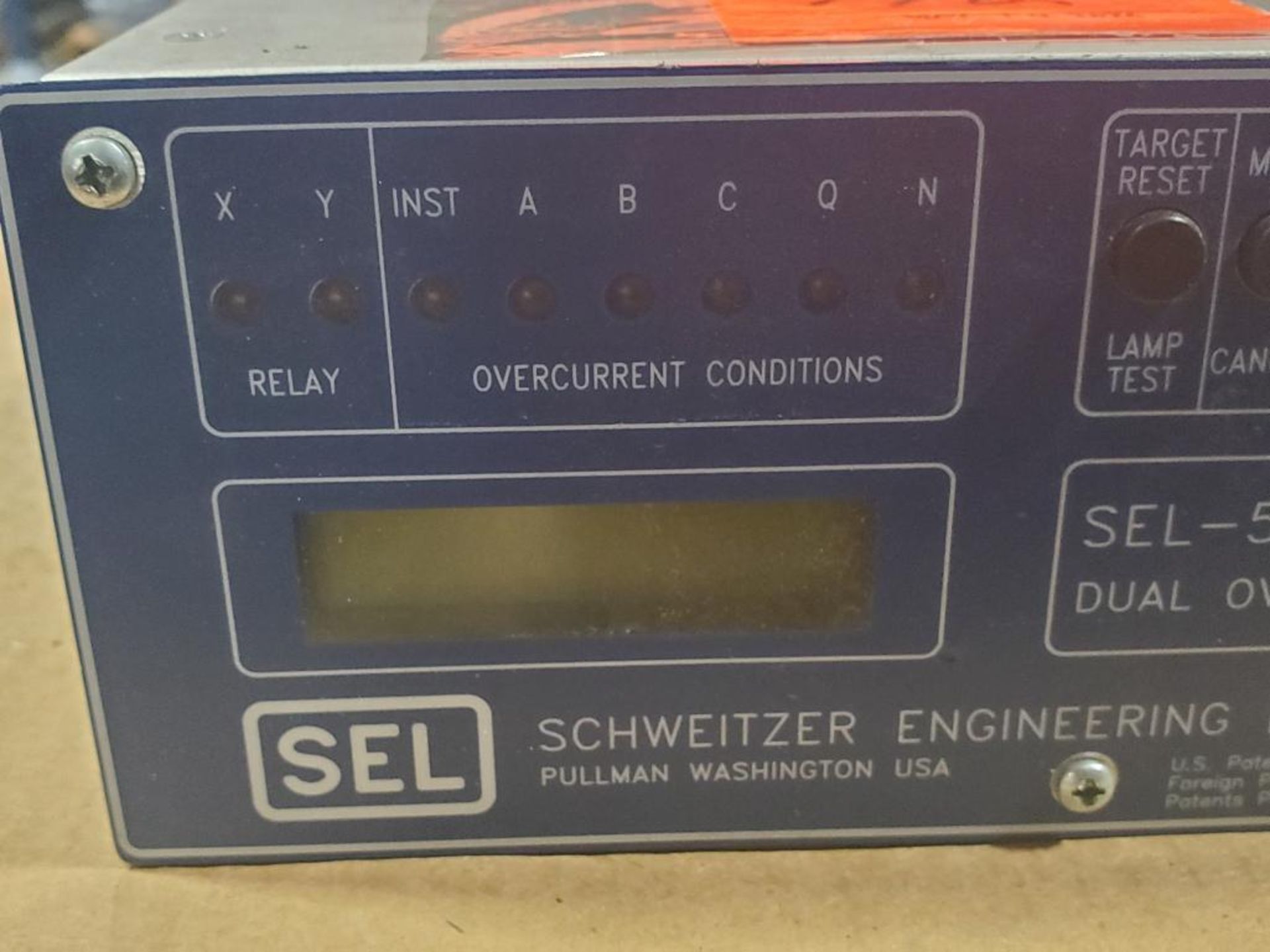 SEL Schweitzer Engineering Laboratories SEL-501-2 dual overcurrent relay. P/N: 0501203X561XXB. - Image 2 of 7