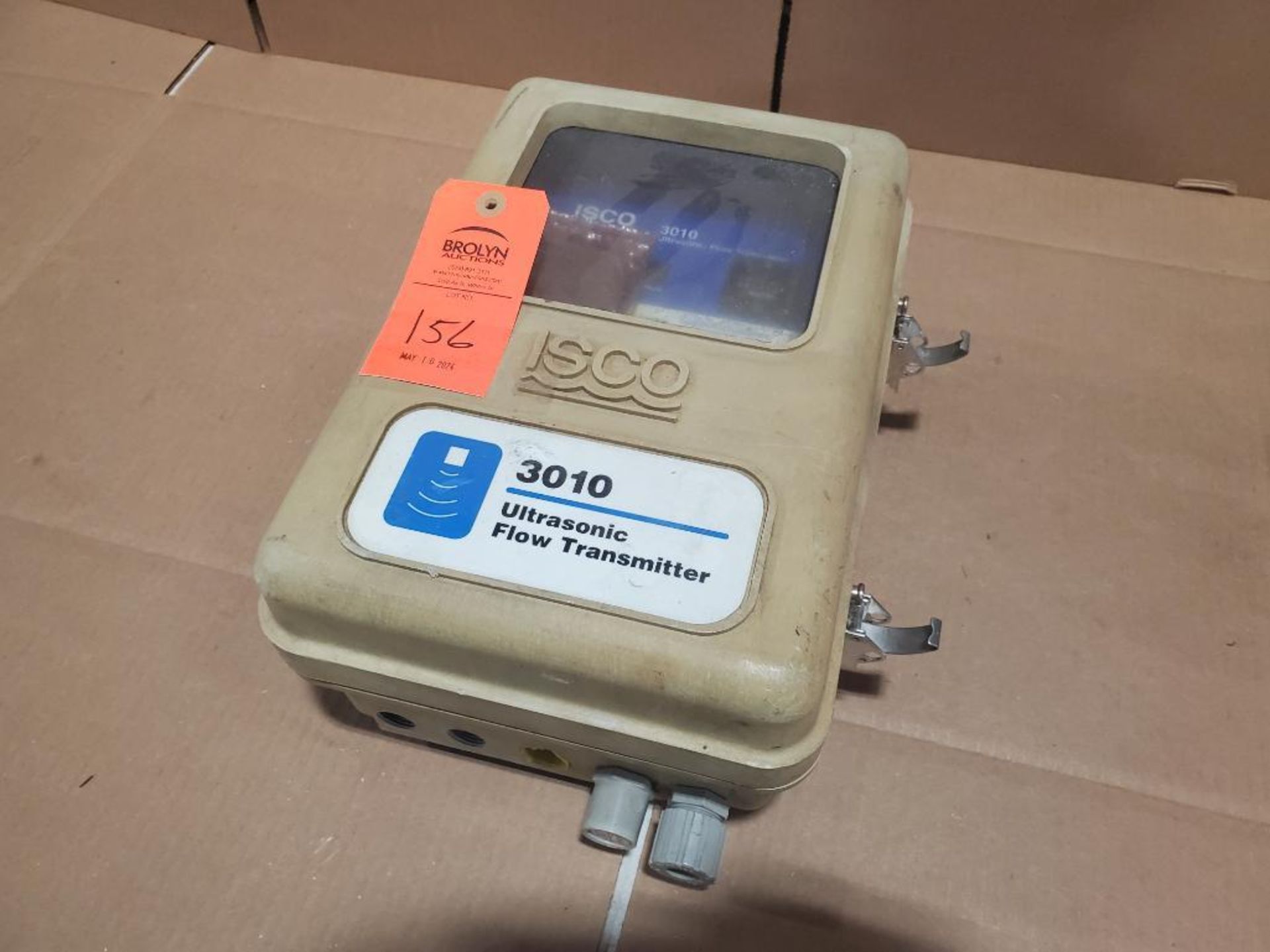 ISCO ultrasonic flow transmitter. Model 3010.