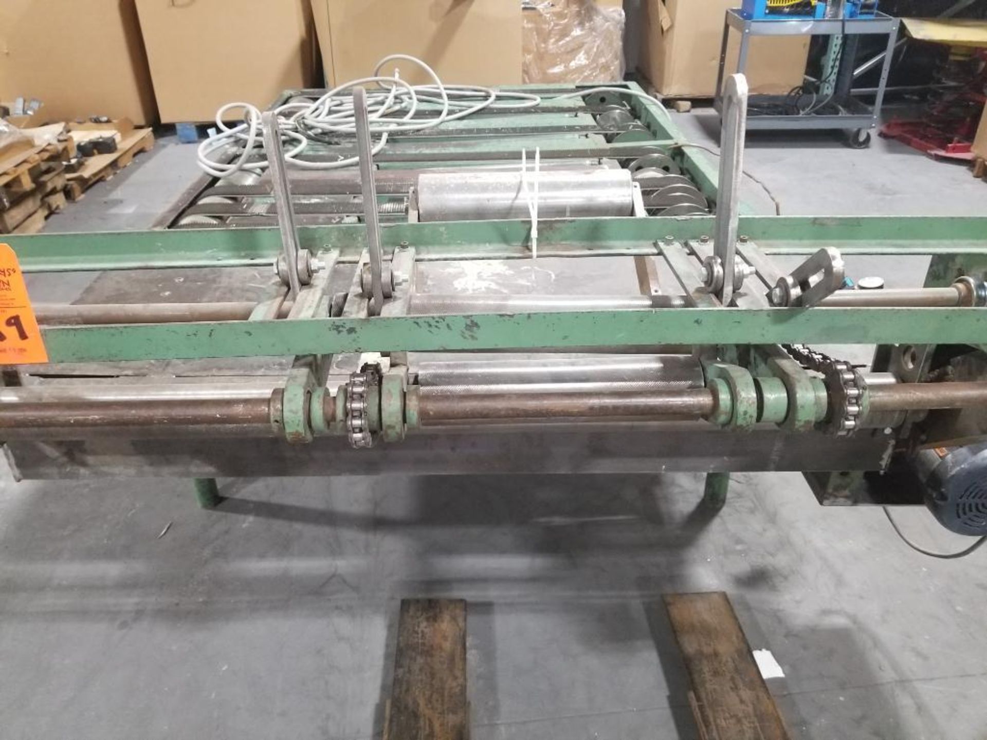 Conveyor table. 116x60x45 LxWxH. - Image 4 of 16