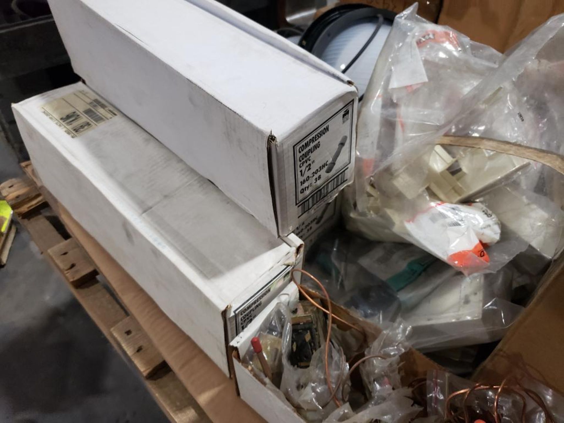 Pallet of assorted parts and hardware. - Image 11 of 15