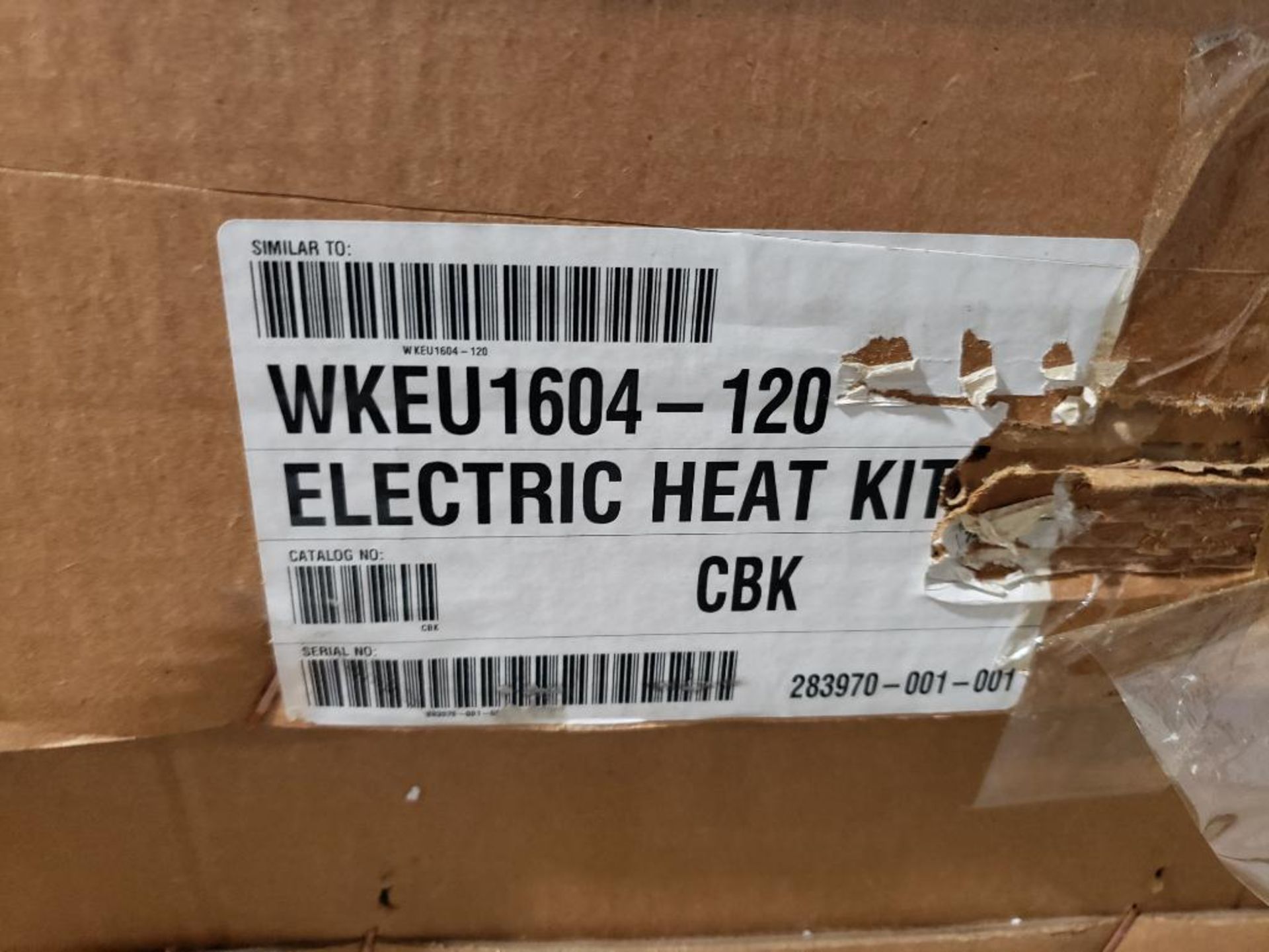 Electric heater kit. Part number WKEU1604-120. . - Image 3 of 4