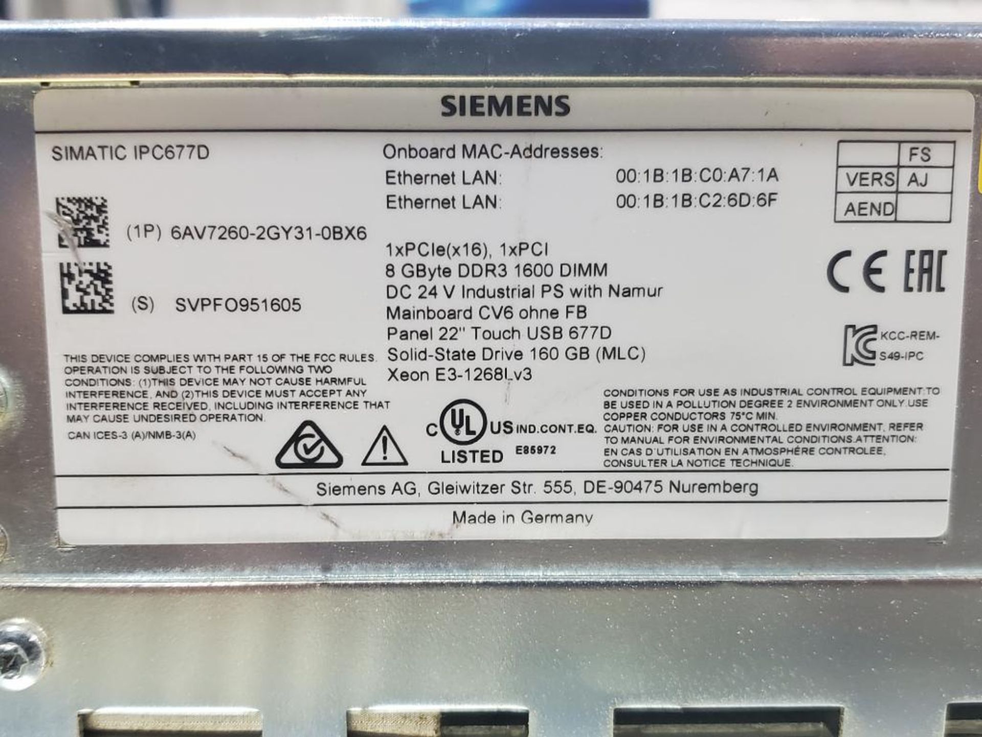 *Parts / Repairable* - Qty 2 - Siemens touch panels. - Image 11 of 13