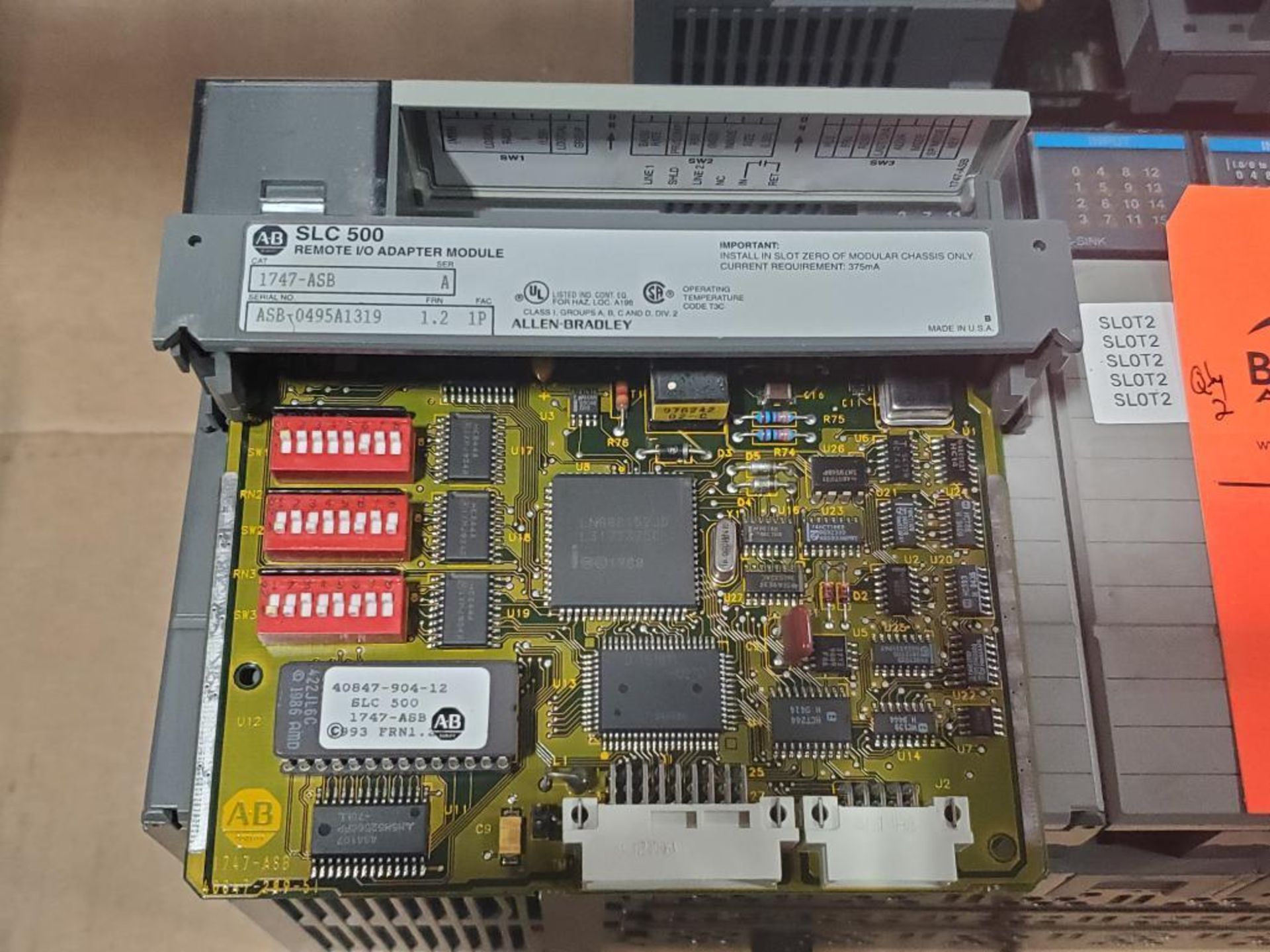 Assorted Allen Bradley SLC500 programmable controller rack. - Image 6 of 12
