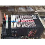 Texas Instruments 14-Module programmable controller and modules.