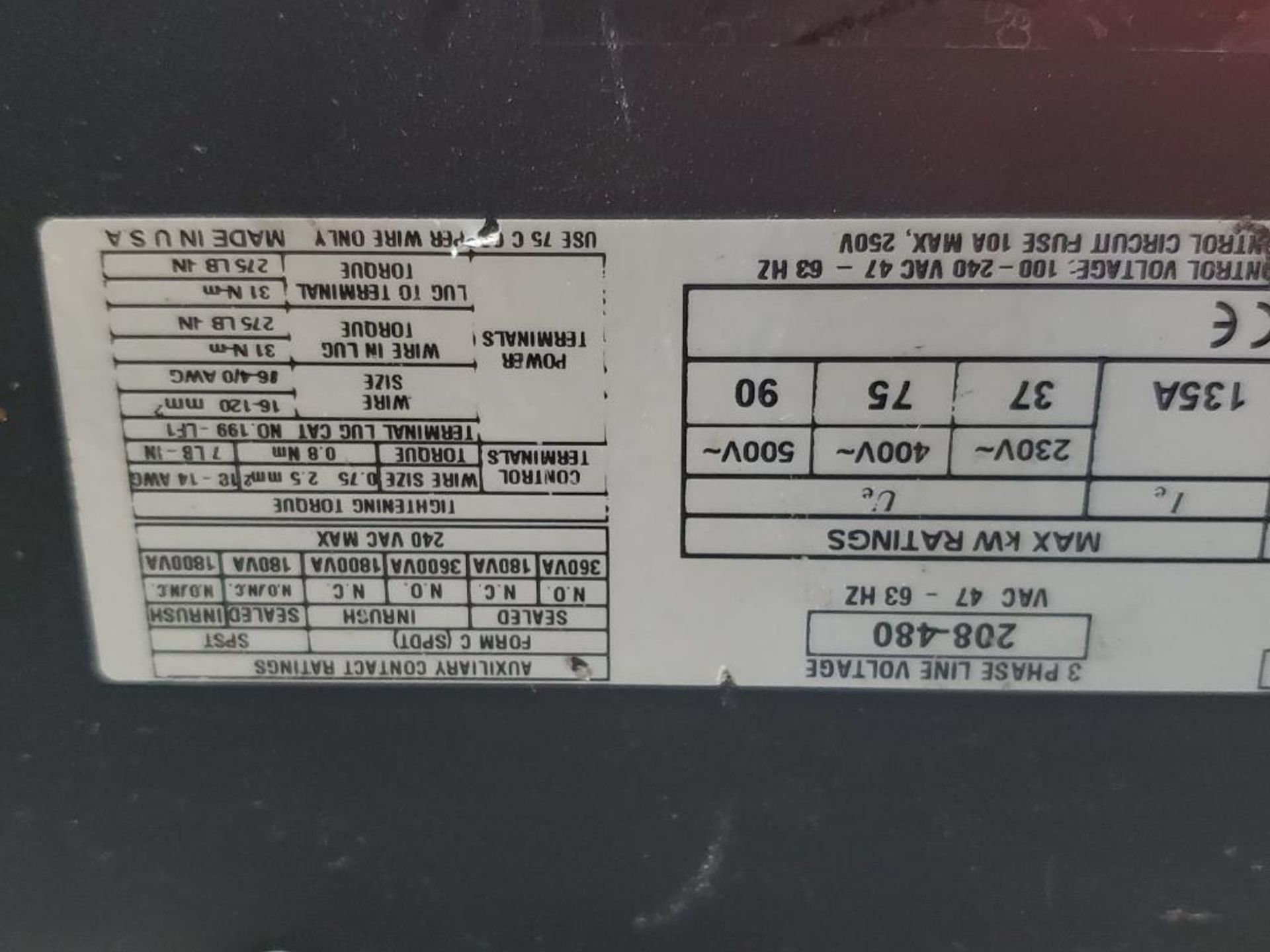Allen Bradley 150-B135NBD-8B solid state controller. - Image 3 of 6