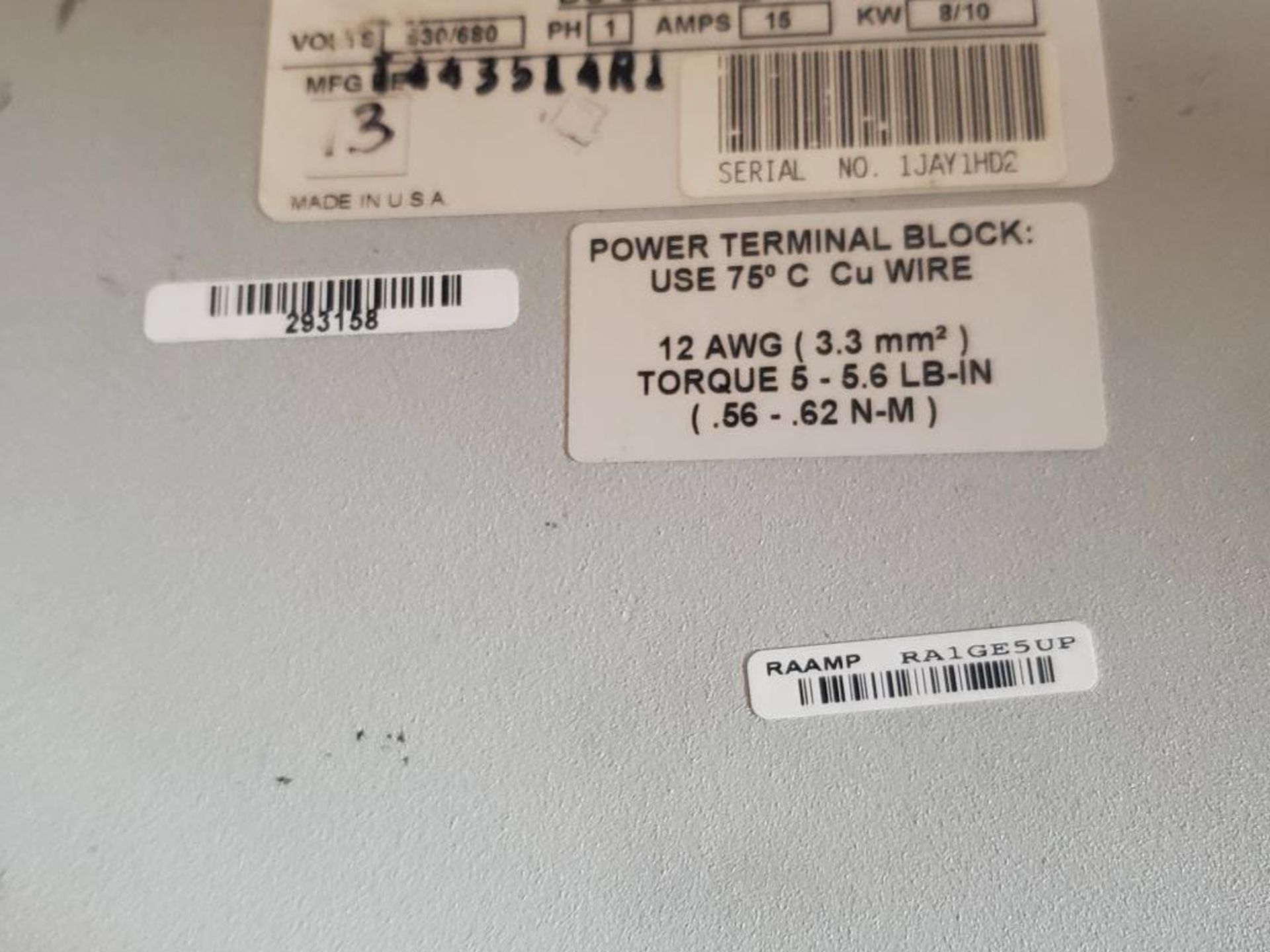 Allen Bradley digital servo controller GMC System module. 10kW W/rio & axis link. 1394C-SJT10-C-RL. - Image 5 of 7