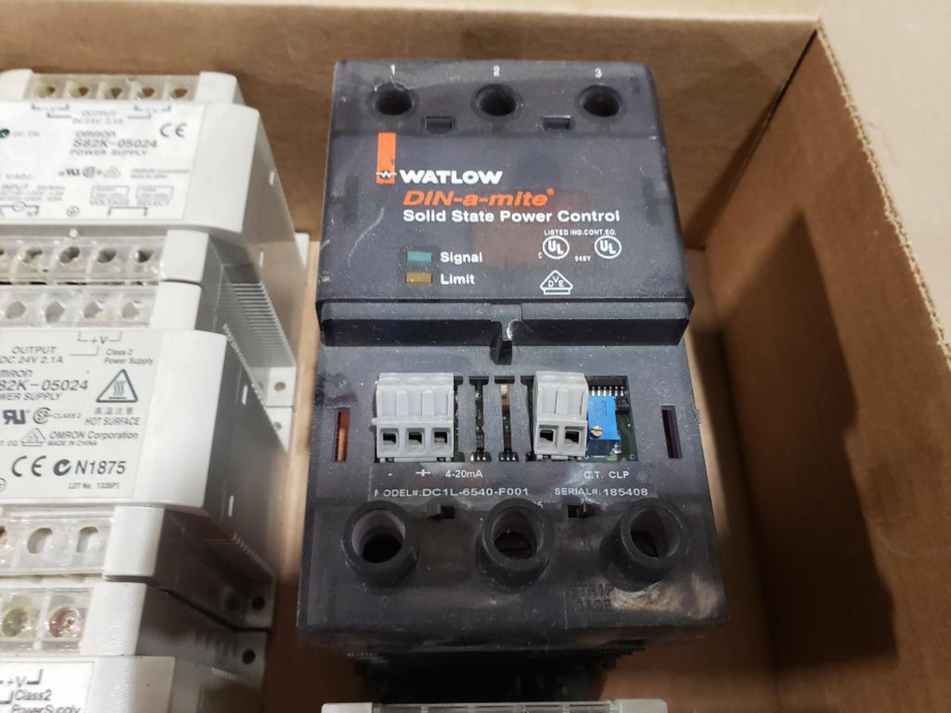 Assorted electrical power supply. Watlow, Omron, Square-D. - Image 2 of 7
