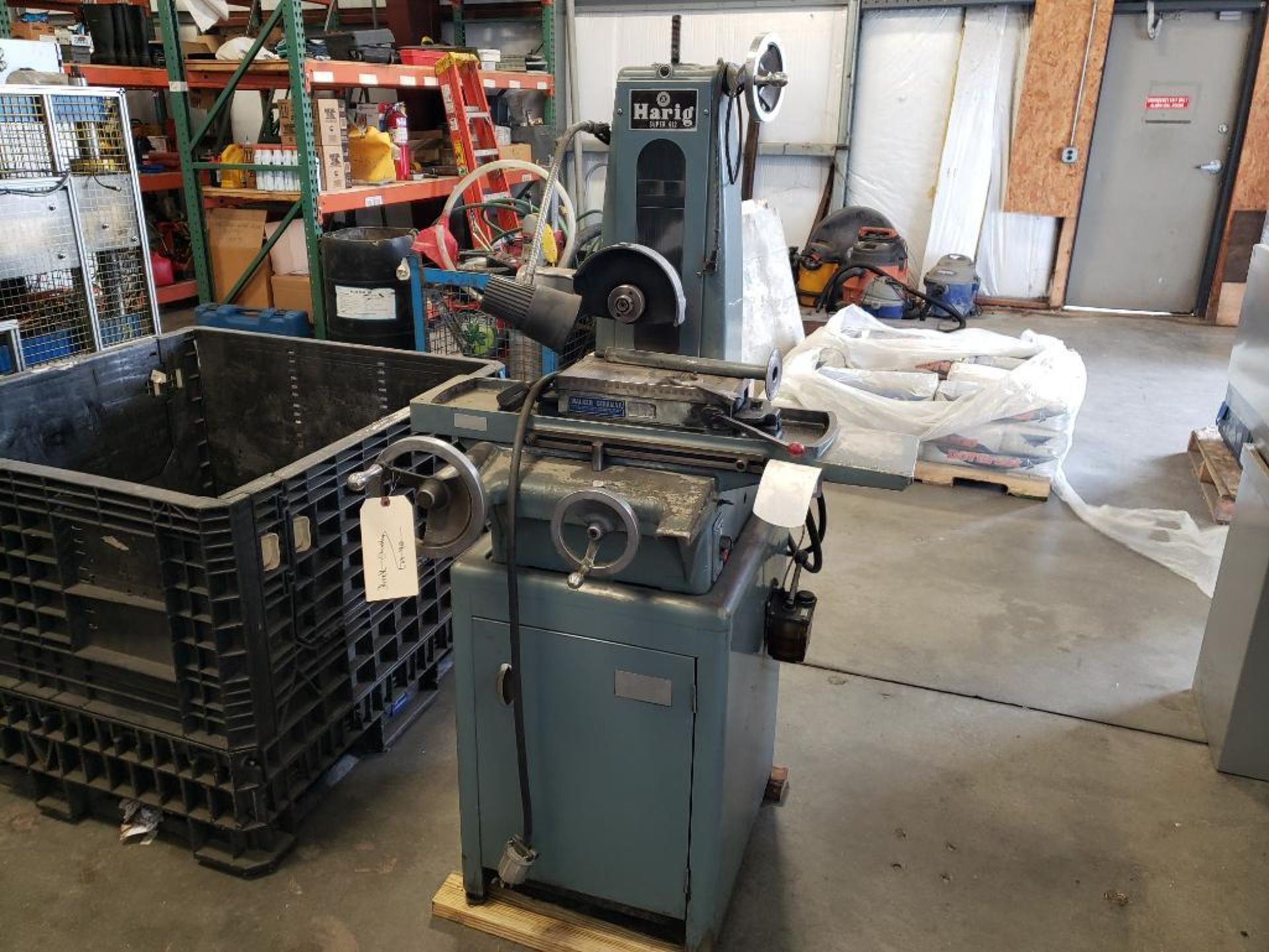 Harig 618 surface grinder. Walker Ceramax magnetic chuck. 440v 3 phase.