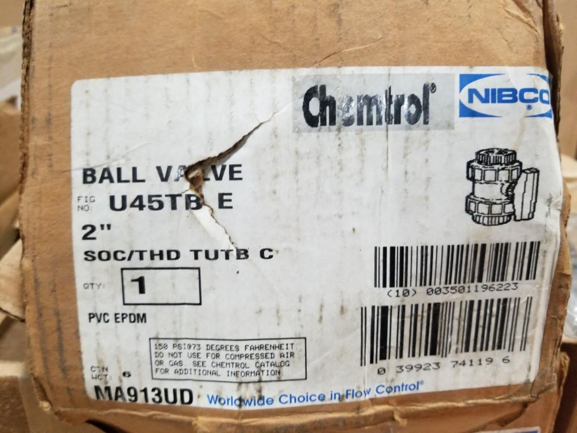 Assorted Nibco Chemtrol ball valve. - Image 2 of 7