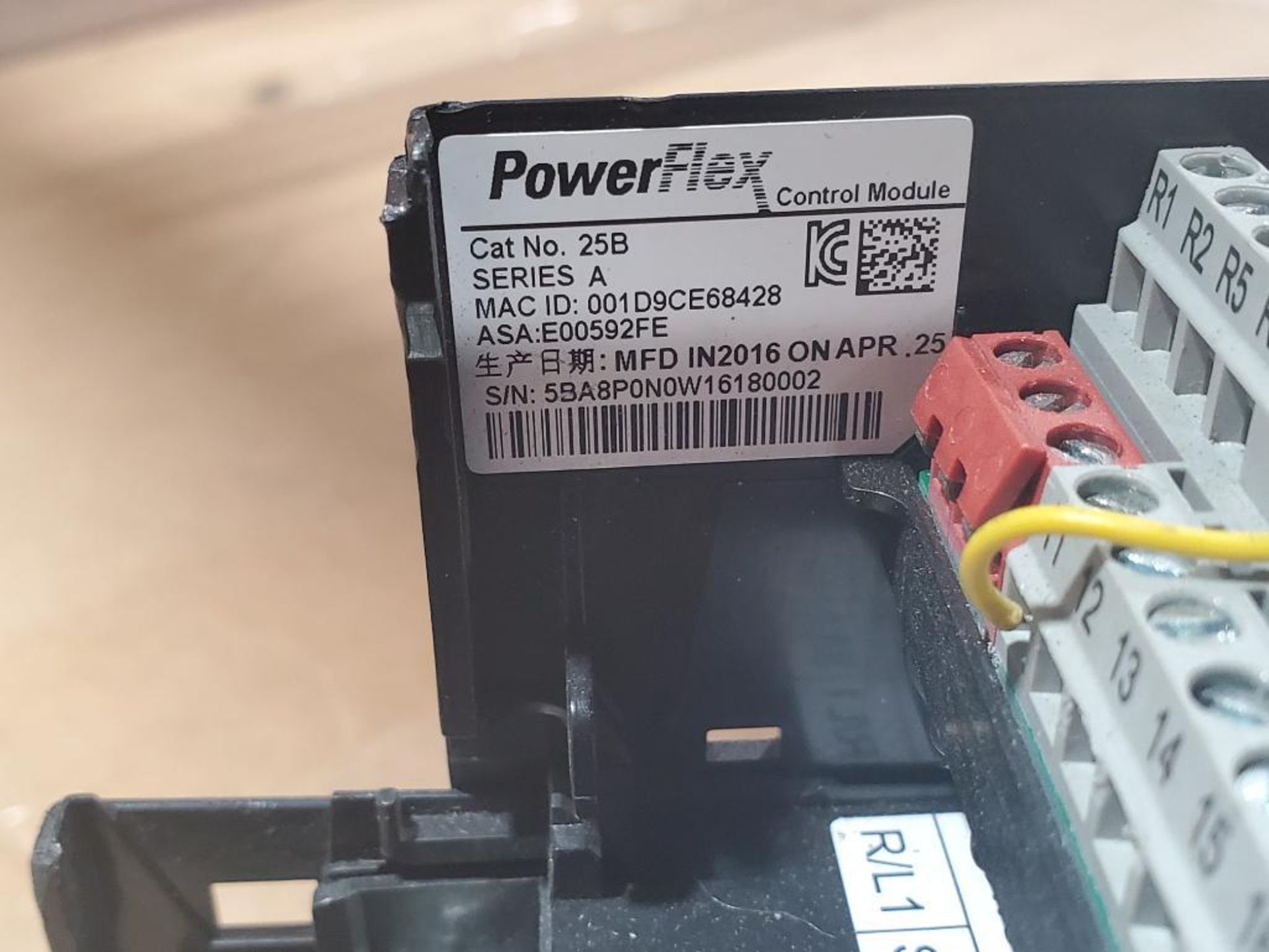 2HP Allen Bradley PowerFlex drive. 25B-A8P0N104. - Image 3 of 8