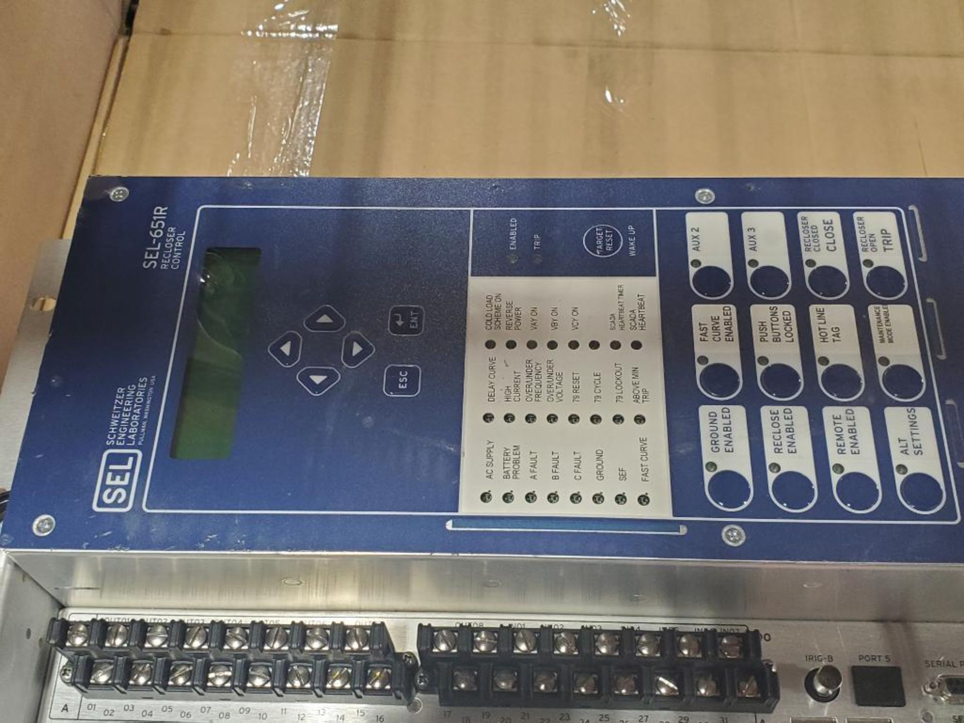 SEL Schweitzer Engineering Laboratories SEL-651R recloser control. 0651R21VXDG8AF11X3XXXX. - Image 2 of 8