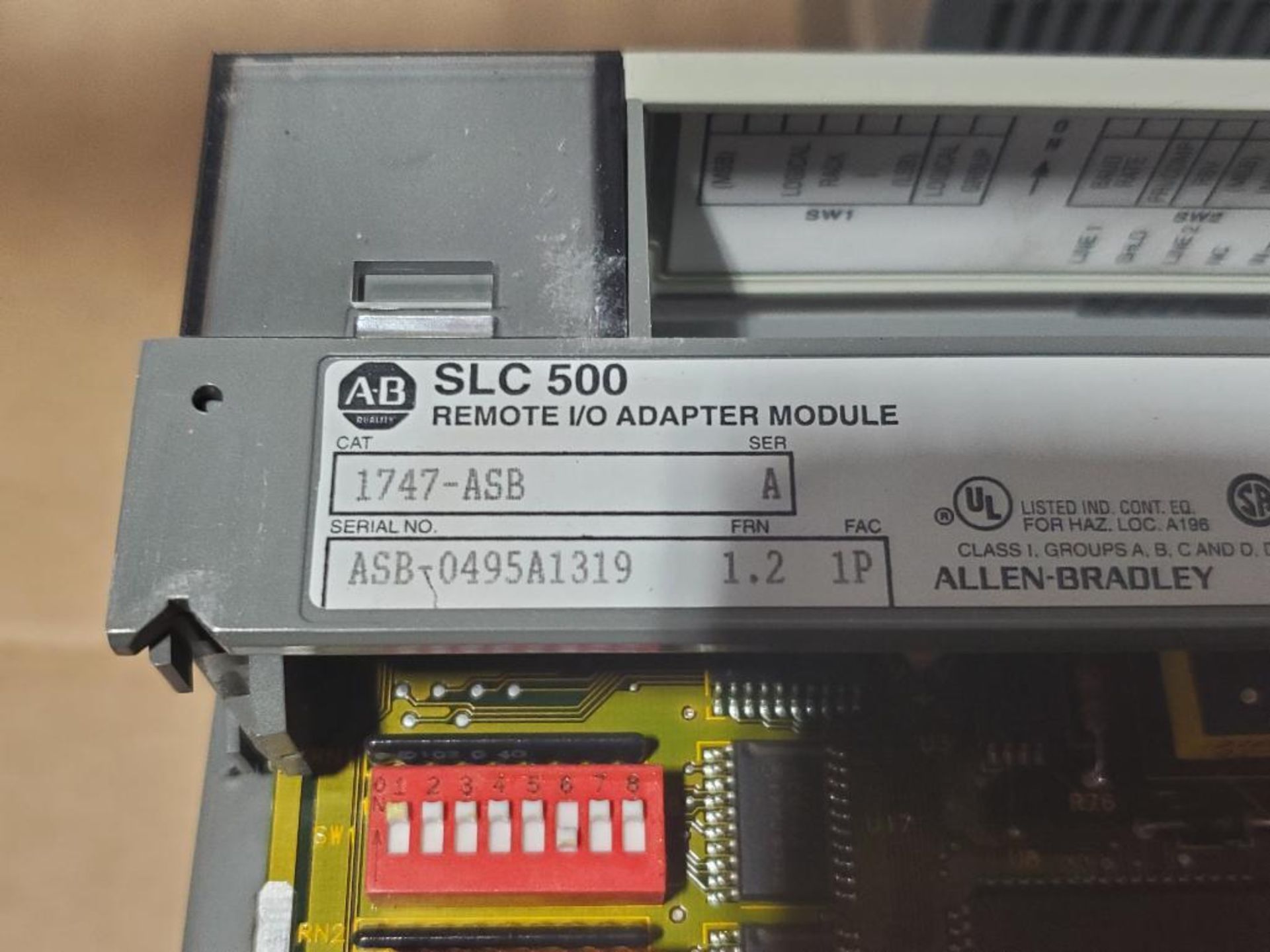 Assorted Allen Bradley SLC500 programmable controller rack. - Image 7 of 12