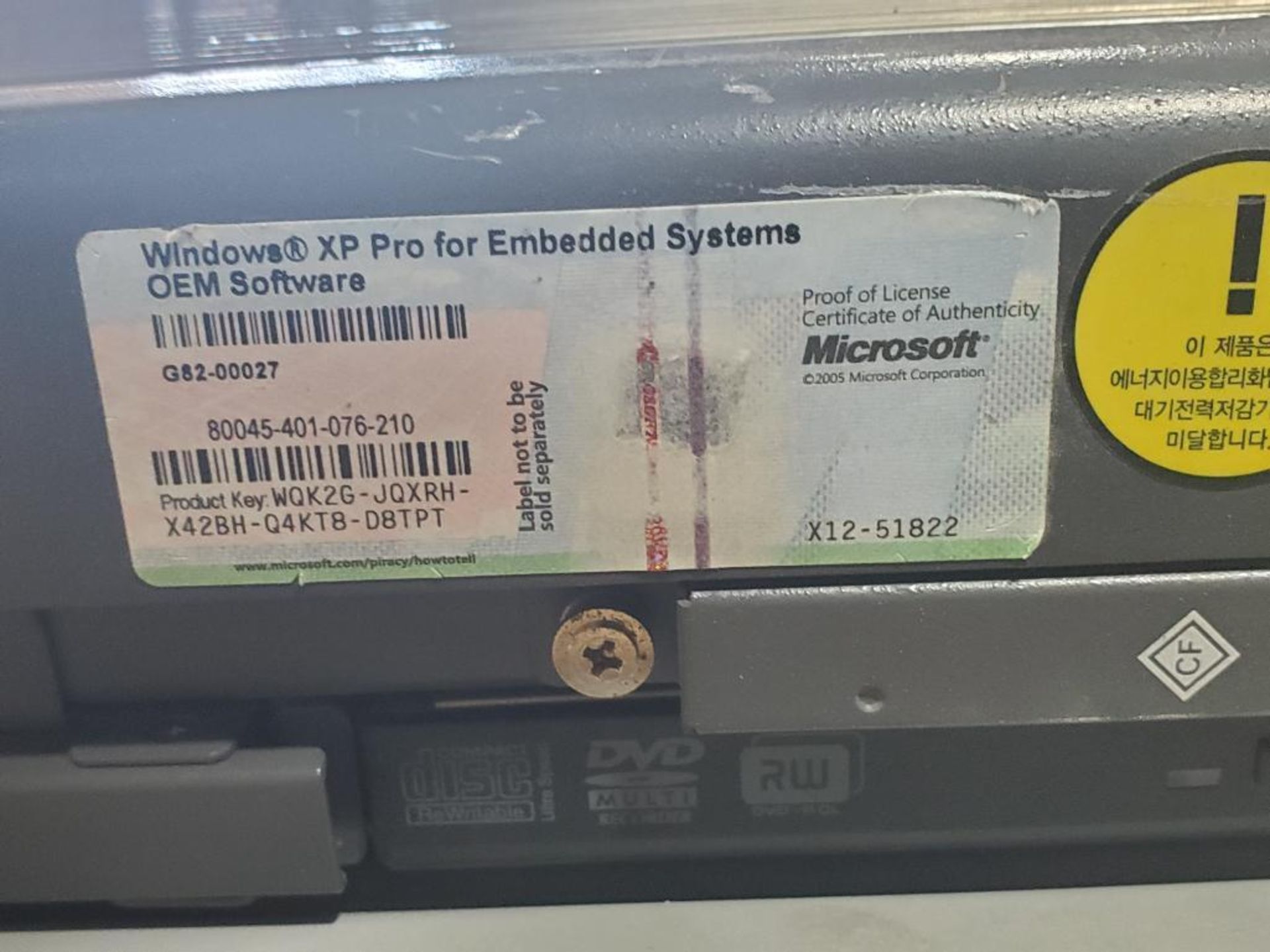 Allen Bradley 6181P-15TPXP industrial computer. - Image 8 of 9