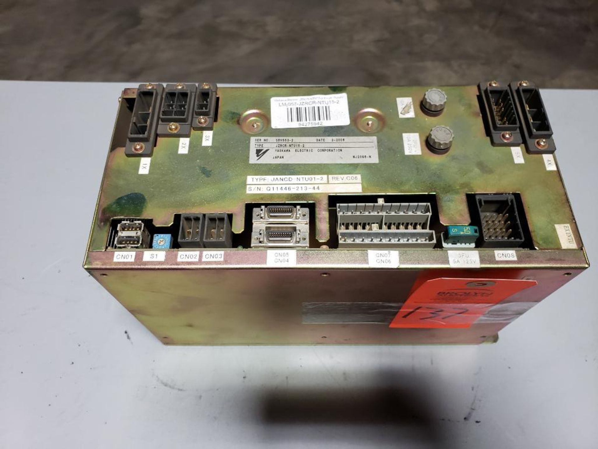 Yaskawa power supply. Part number JZRCR-NTU15-2. - Image 4 of 4