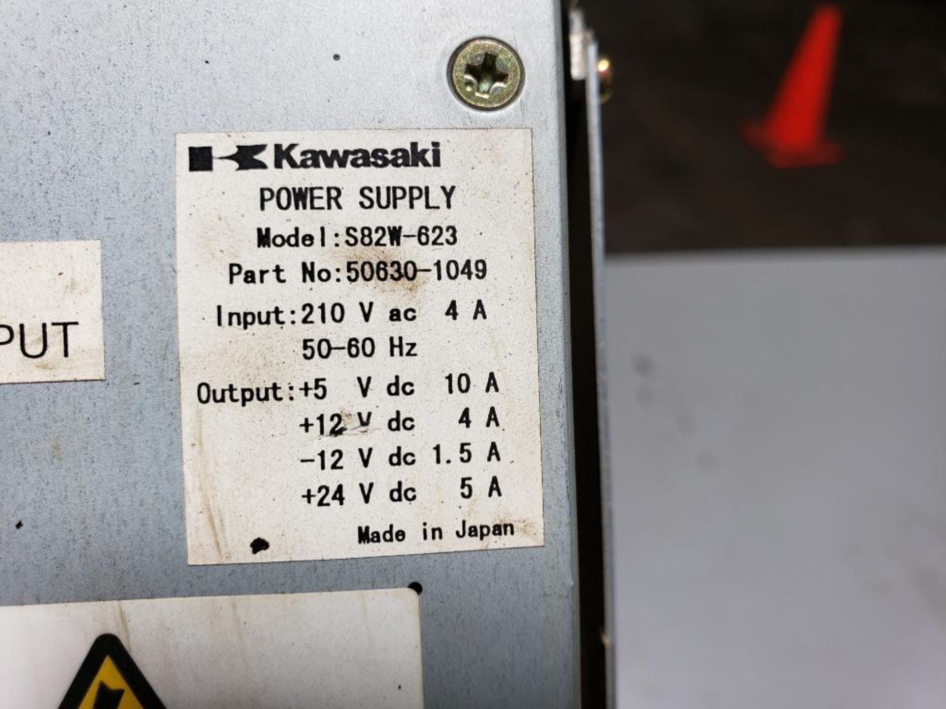 Kawasaki power supply and PLC. Model S82W-623. Part number 50630-1049. - Image 2 of 3