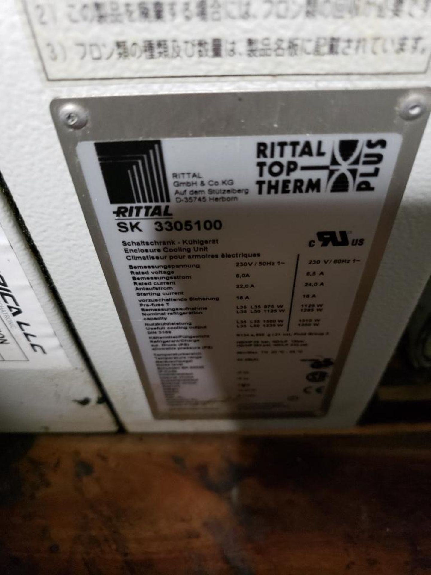 Rittal electronic enclosure air conditioner. Model number SK-3305100. - Image 2 of 2