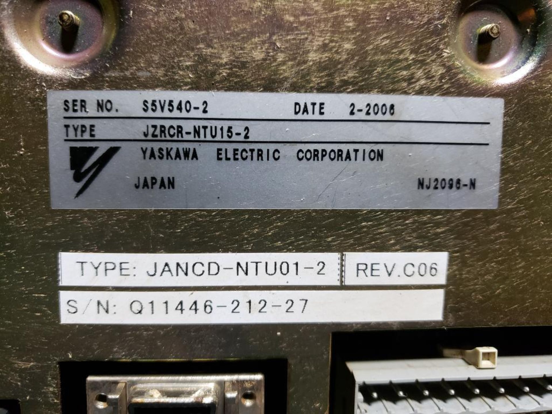 Yaskawa power supply. Part number JZRCR-NTU15-2 / JANCD-NTU01-2. - Image 2 of 3