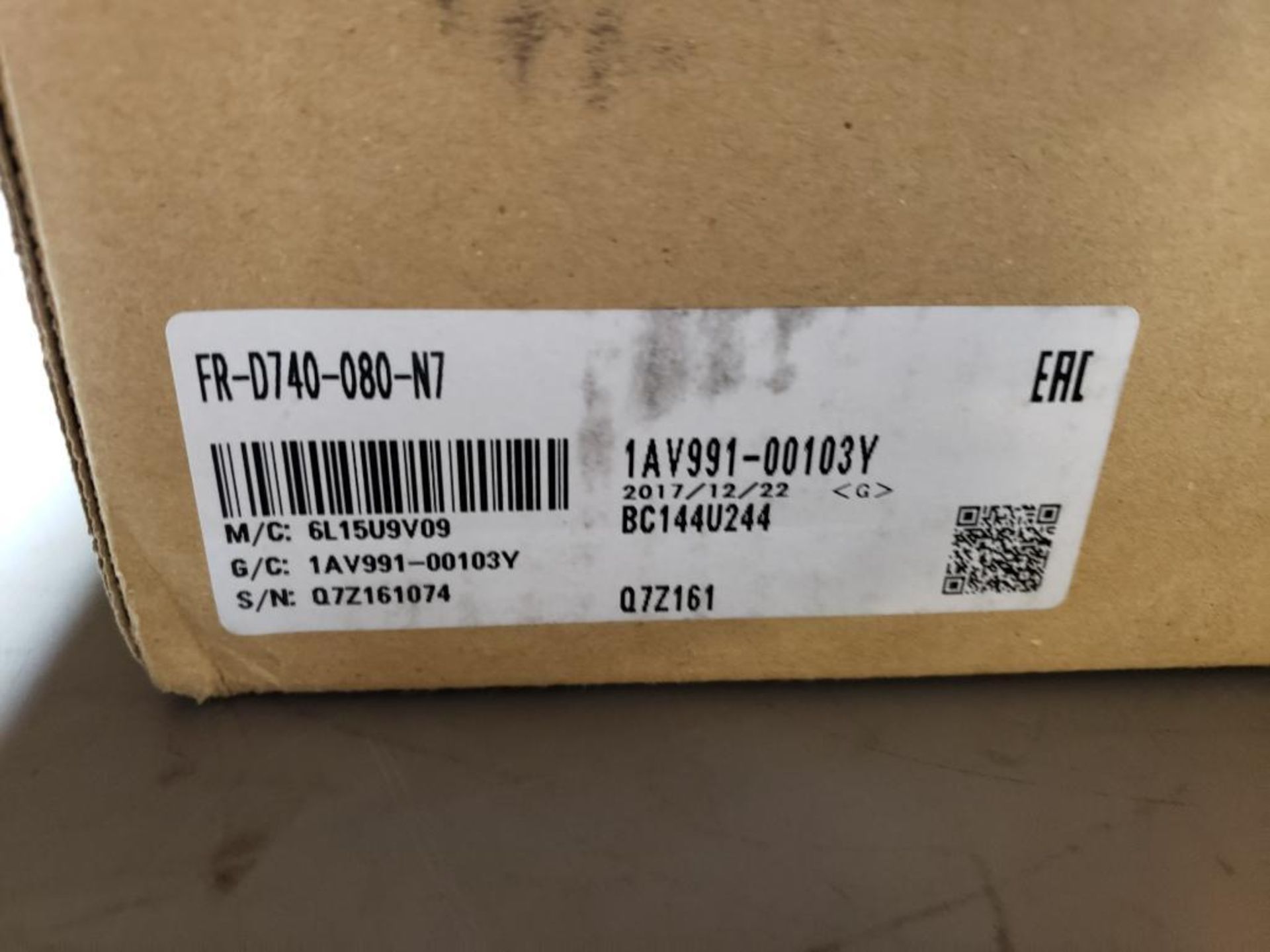 Mitsubishi inverter drive. Part number FR-D740-080-N7. New in box. - Image 2 of 4