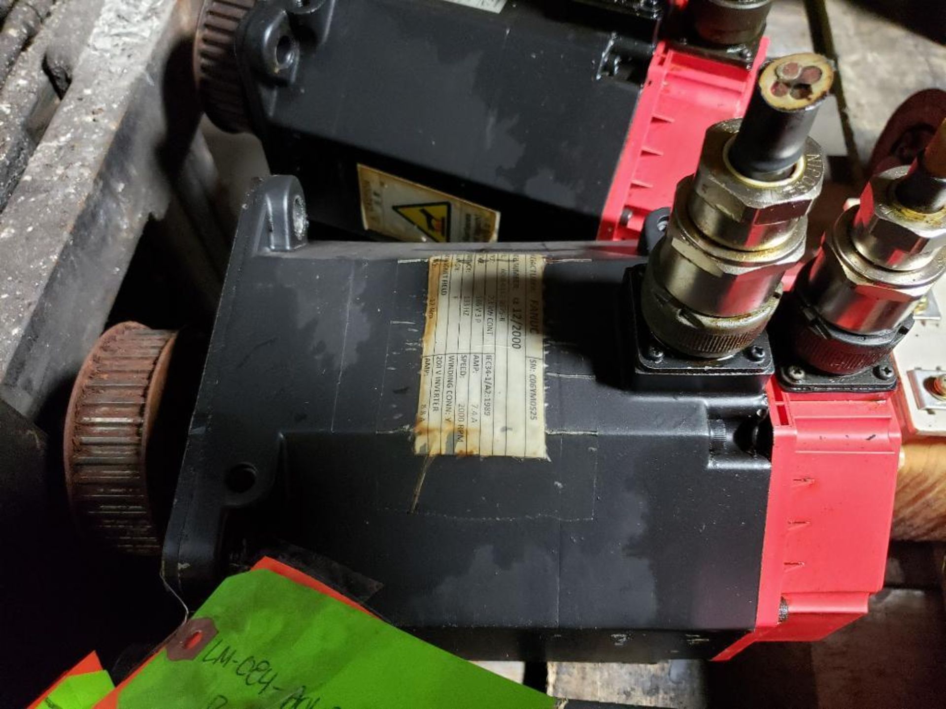 Fanuc AC servo motor. Part number A06B-0142-B076. - Image 3 of 3