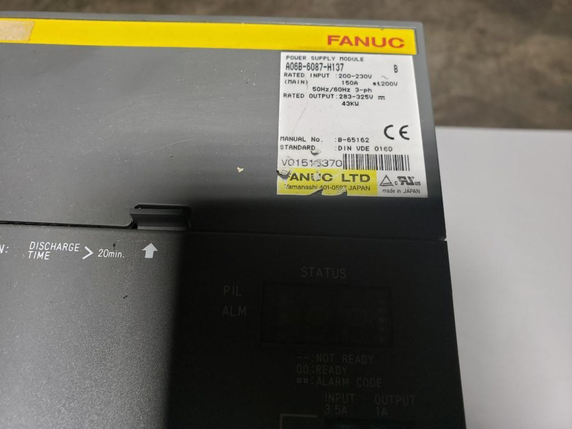 Fanuc power supply module. Part number A06B-6087-H137. - Image 2 of 5