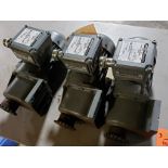 Qty 3 - Bauer gear motors. Type BG06-11/D06LA4/AMUL.