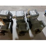 Qty 3 - Bauer gear motors. Type BG06-11/D06LA4/AMUL.