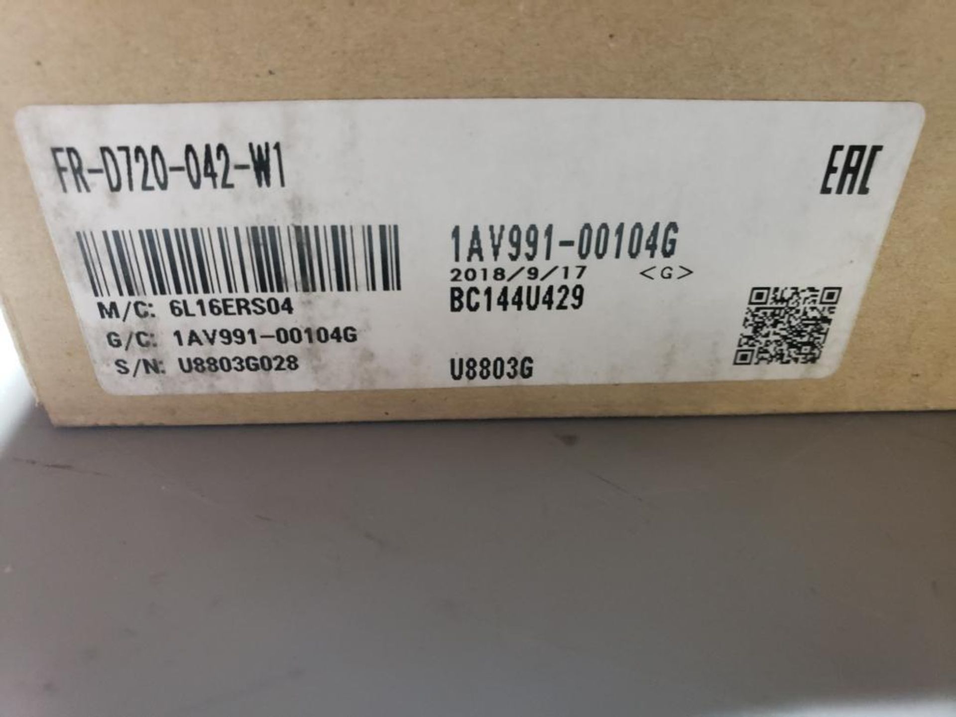 Mitsubishi inverter drive. Part number FR-D720-042-W1. New in box. - Image 2 of 4