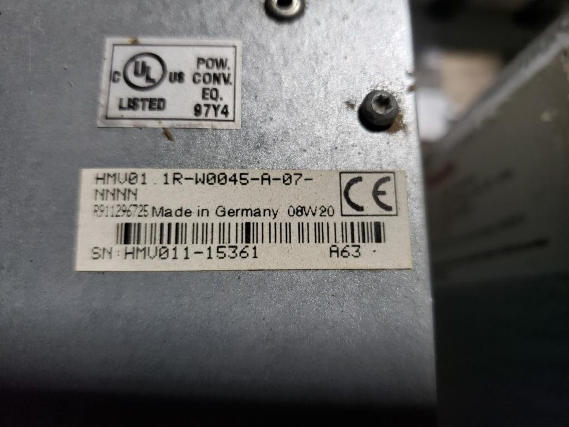 Rexroth IndraDrive M drive. Model number MHV01.1R-W0045. - Image 6 of 7