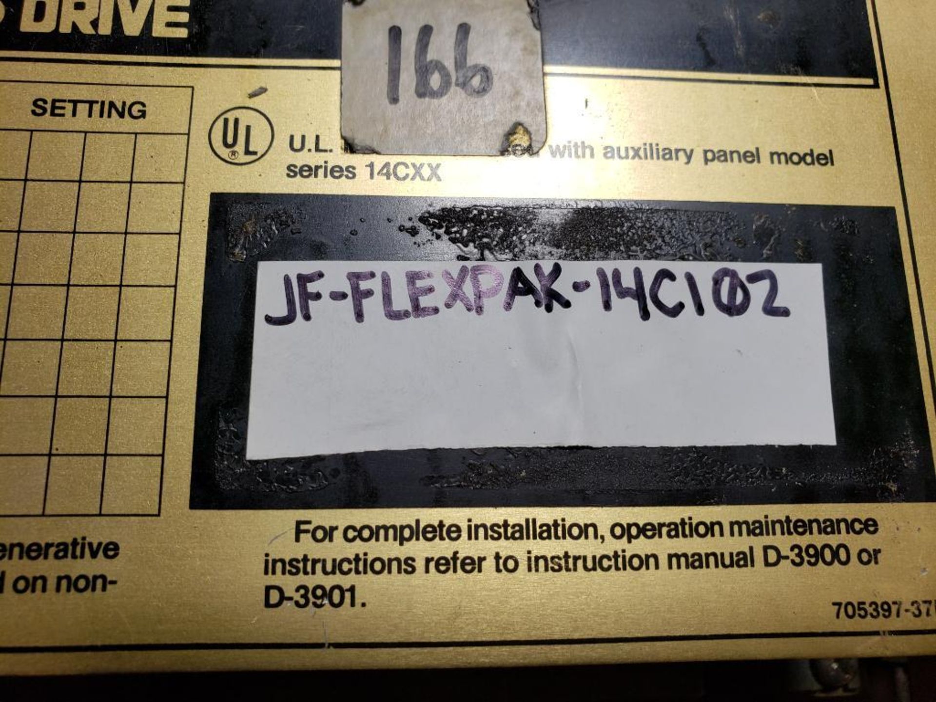 Qty 4 - Reliance Electric flexpak plus drive. Part number 14C102. - Image 5 of 9