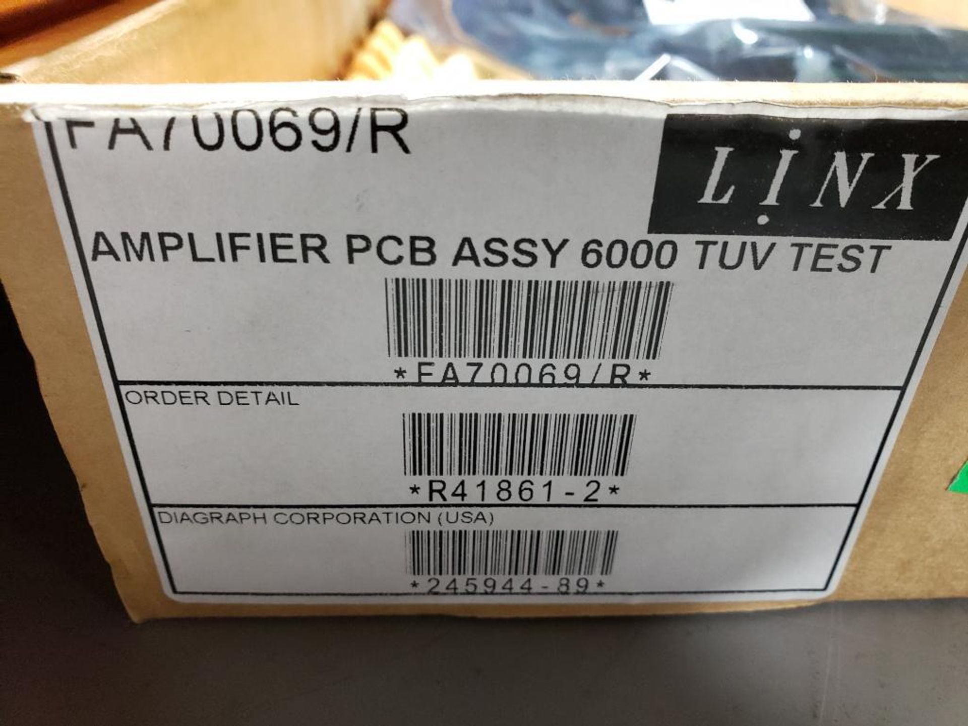 Linx amplifier PCB assembly. Model 6000 TUV. New in box. - Image 3 of 4