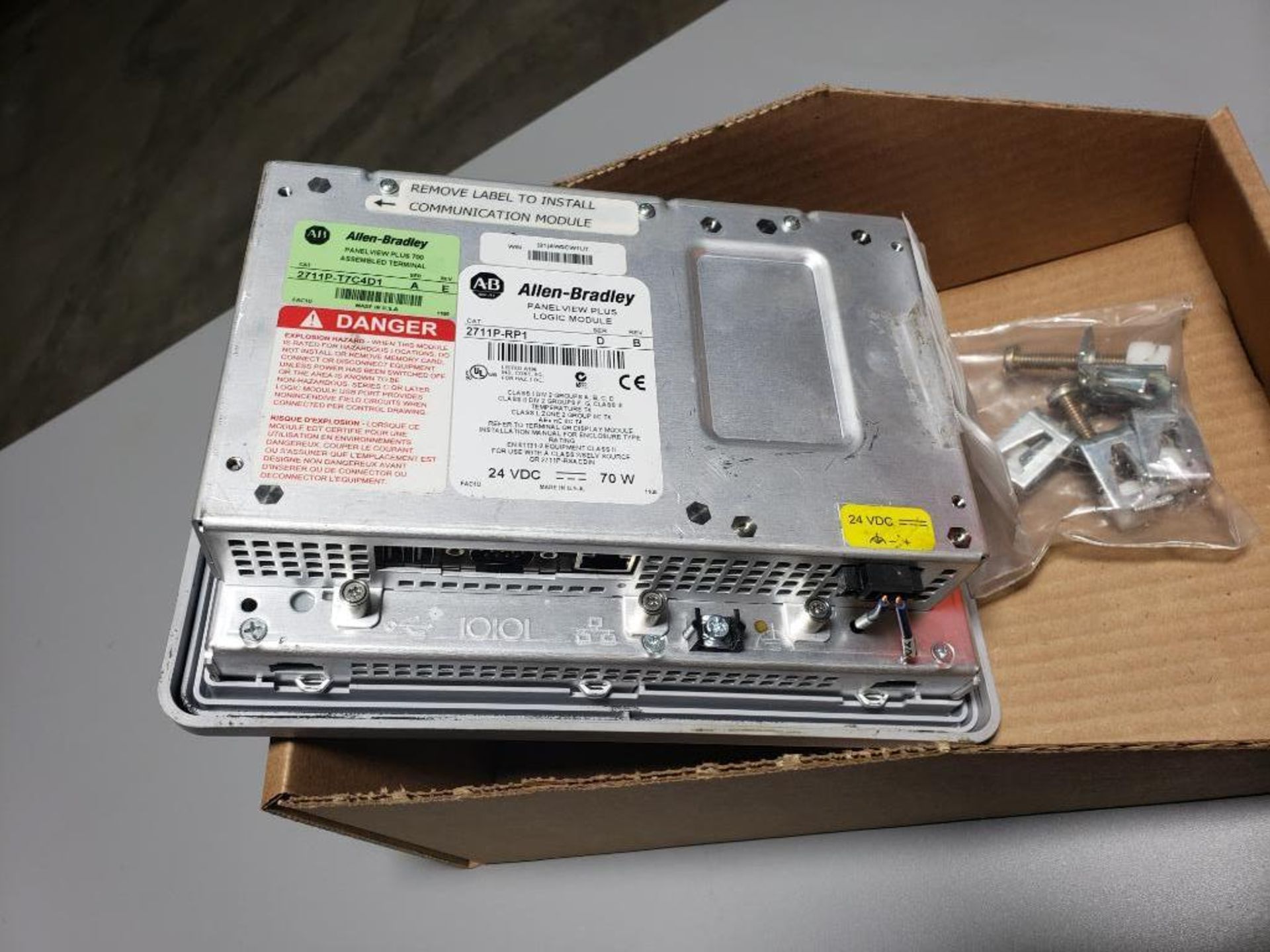 Allen Bradley Panelview Plus 700. Catalog 2711P-T7C4D1. Logic Module 2711P-RP1. - Image 6 of 6