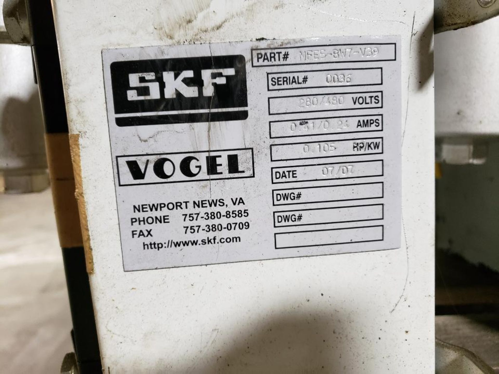 Qty 3 - SKF Vogul auto lube units. Part number MFE5-BW7-V39. - Image 3 of 6