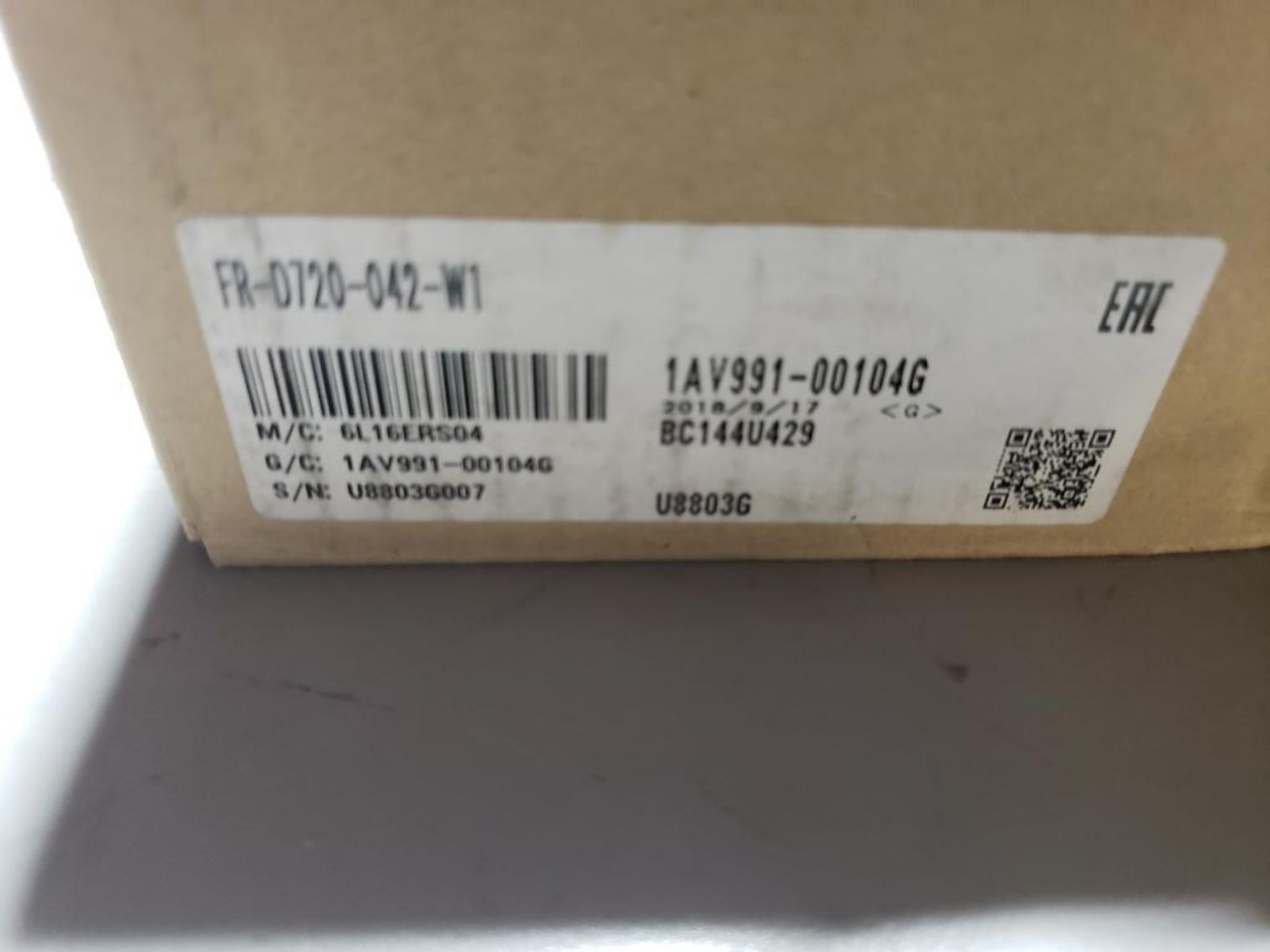 Mitsubishi inverter drive. Part number FR-D720-042-W1. New in box. - Image 2 of 4