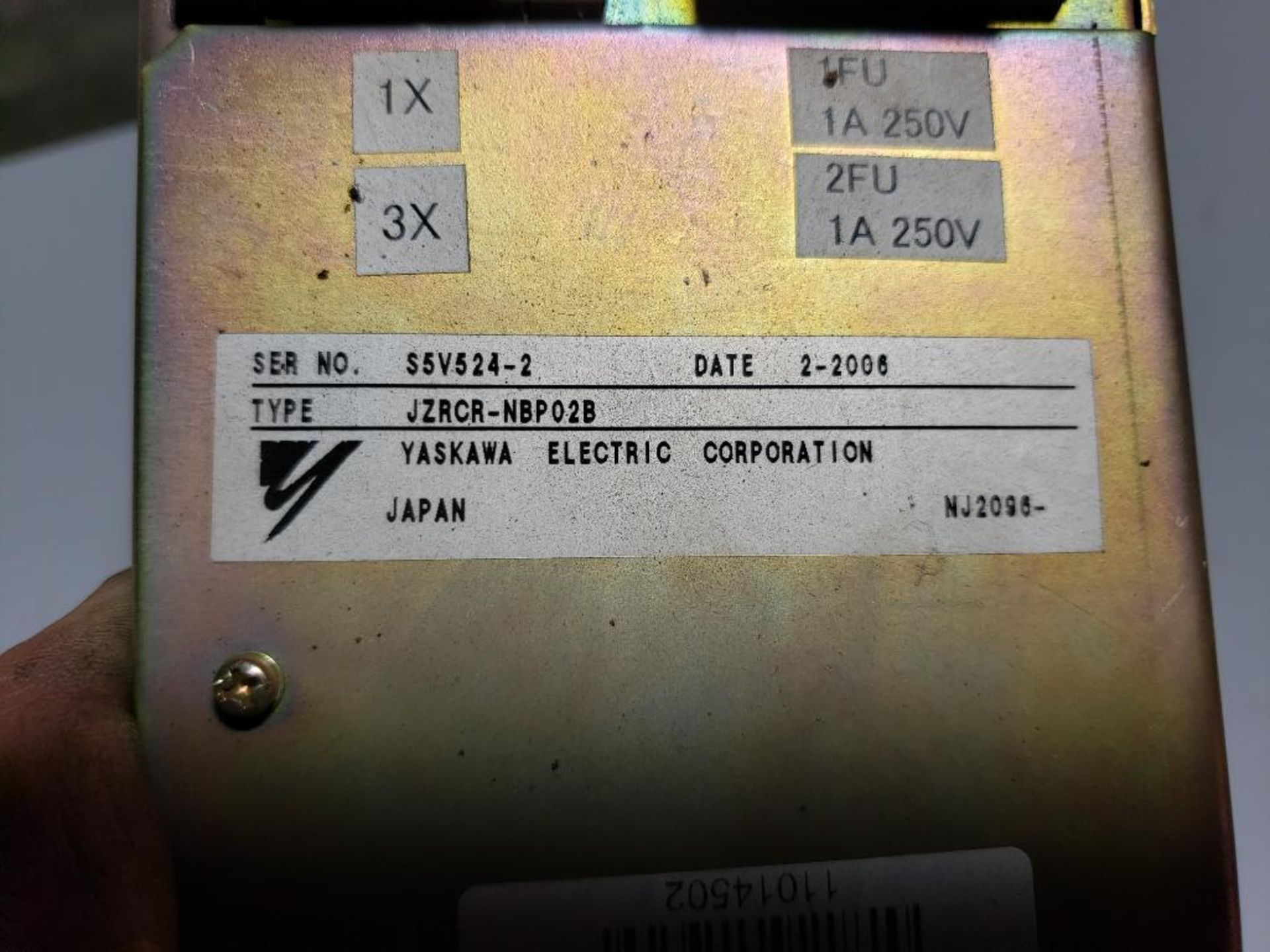 Yaskawa drive. Part number JZRCR-NBP02B. - Image 2 of 4